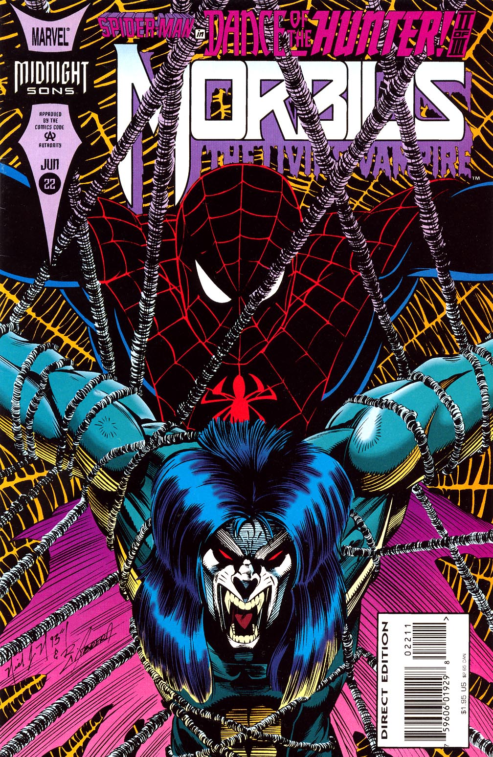 Read online Morbius: The Living Vampire (1992) comic -  Issue #22 - 1