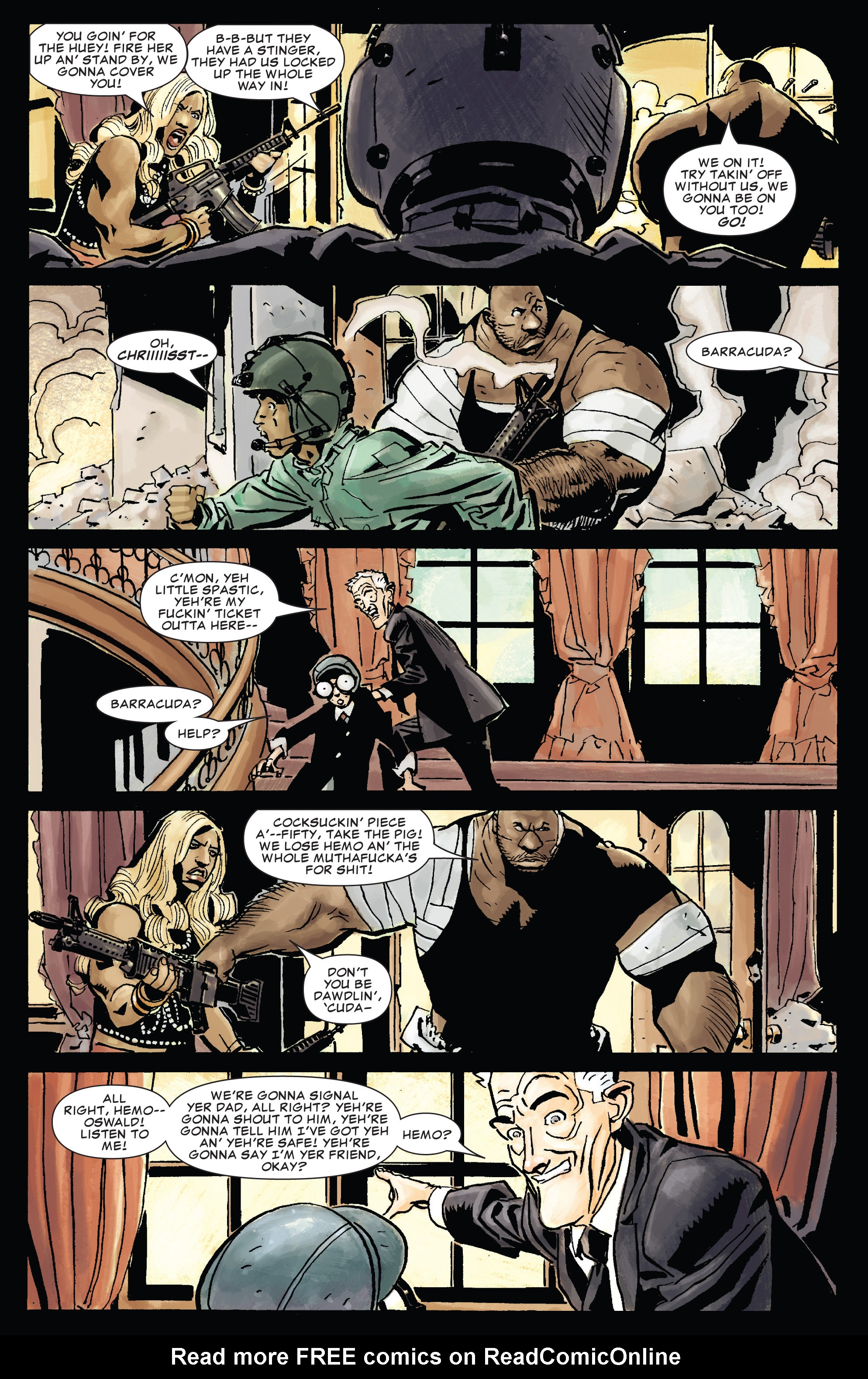 Read online Punisher MAX Presents: Barracuda comic -  Issue #5 - 13