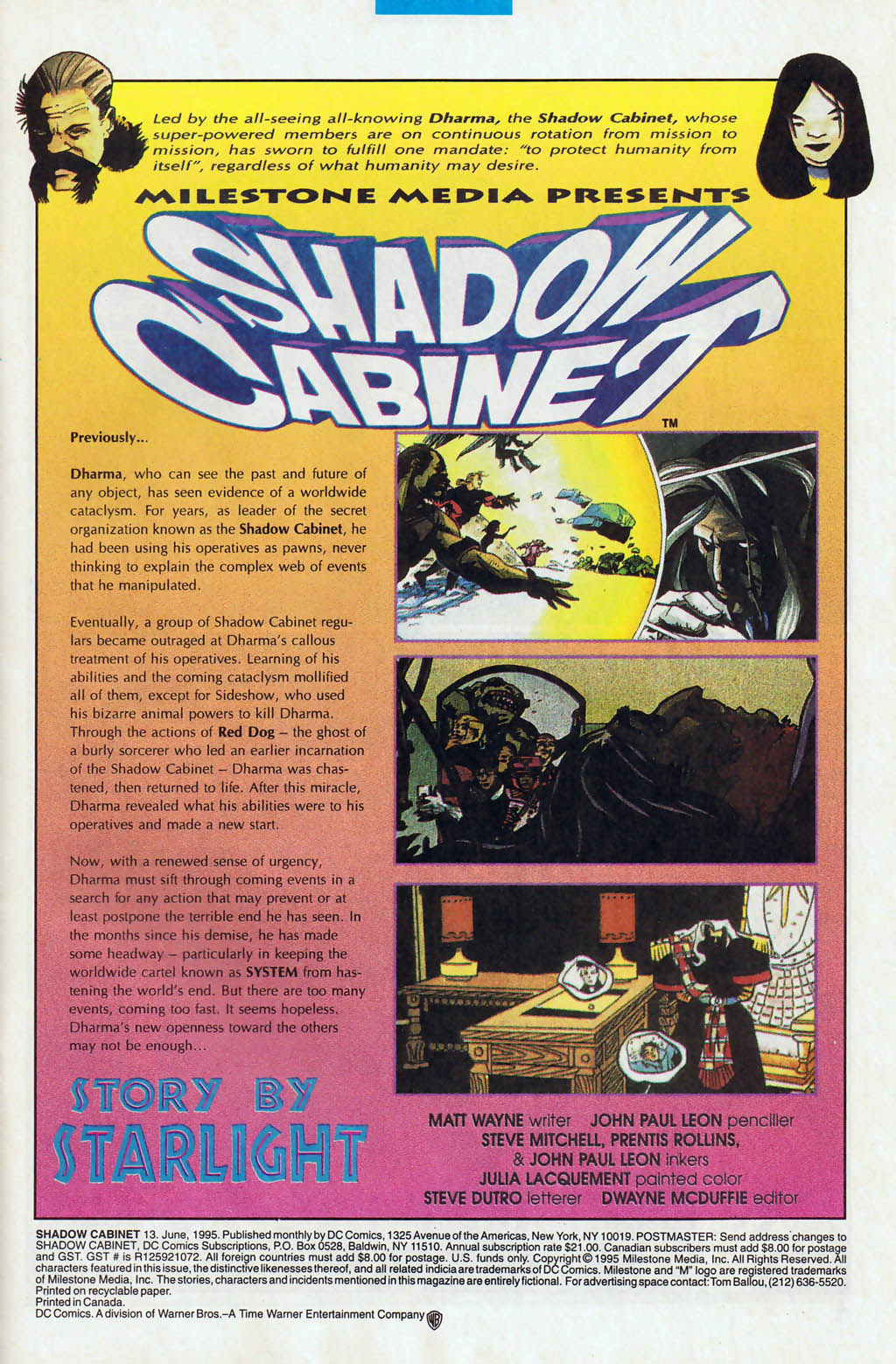 Read online Shadow Cabinet comic -  Issue #13 - 2
