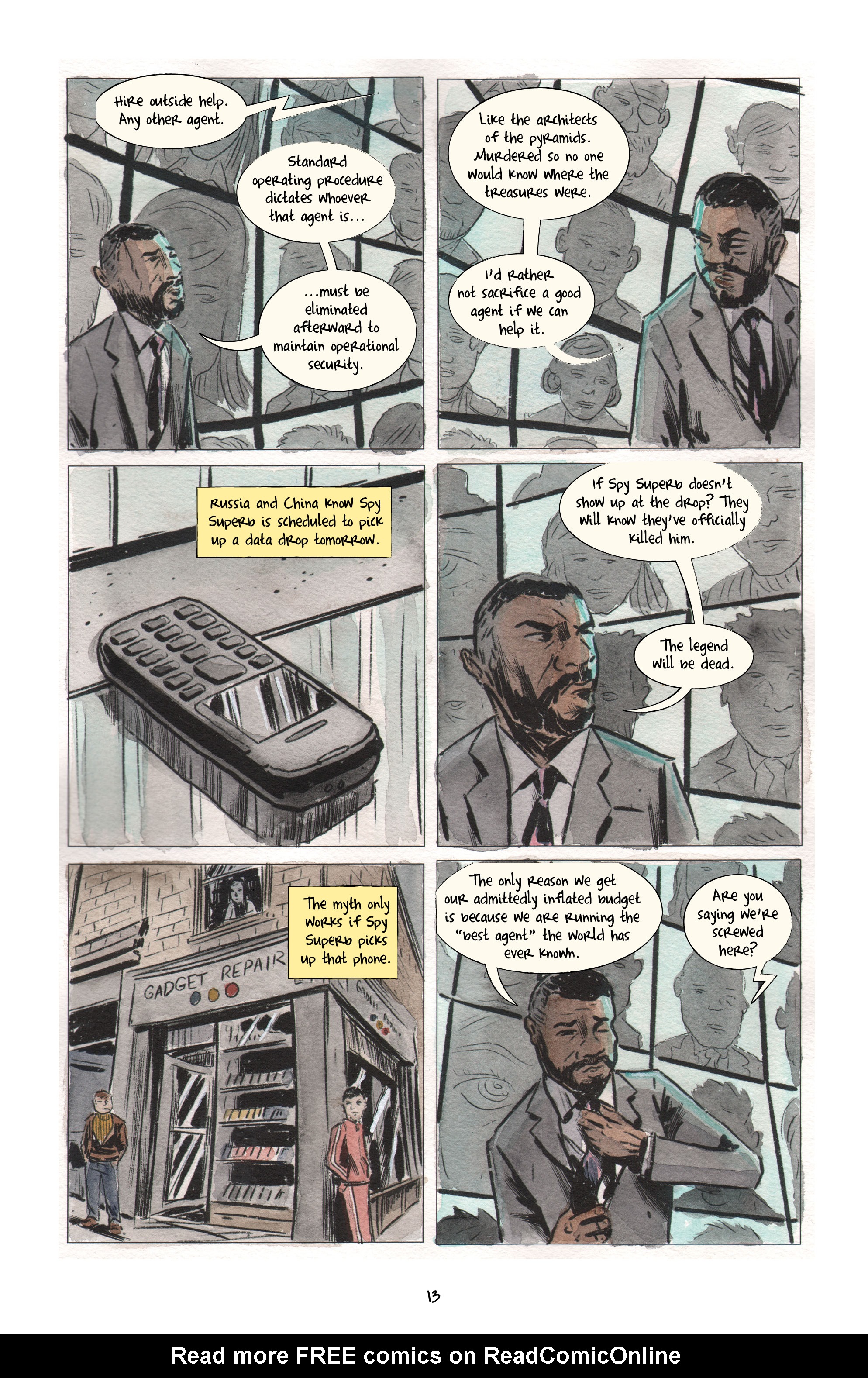 Read online Spy Superb comic -  Issue #1 - 16