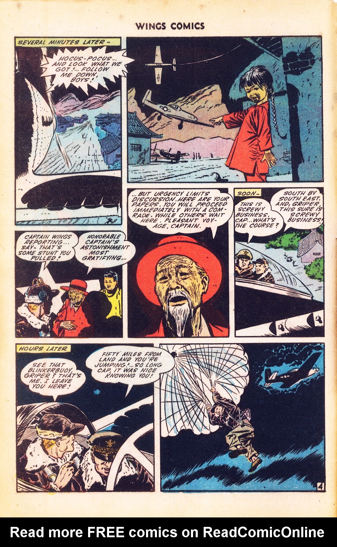 Read online Wings Comics comic -  Issue #51 - 6