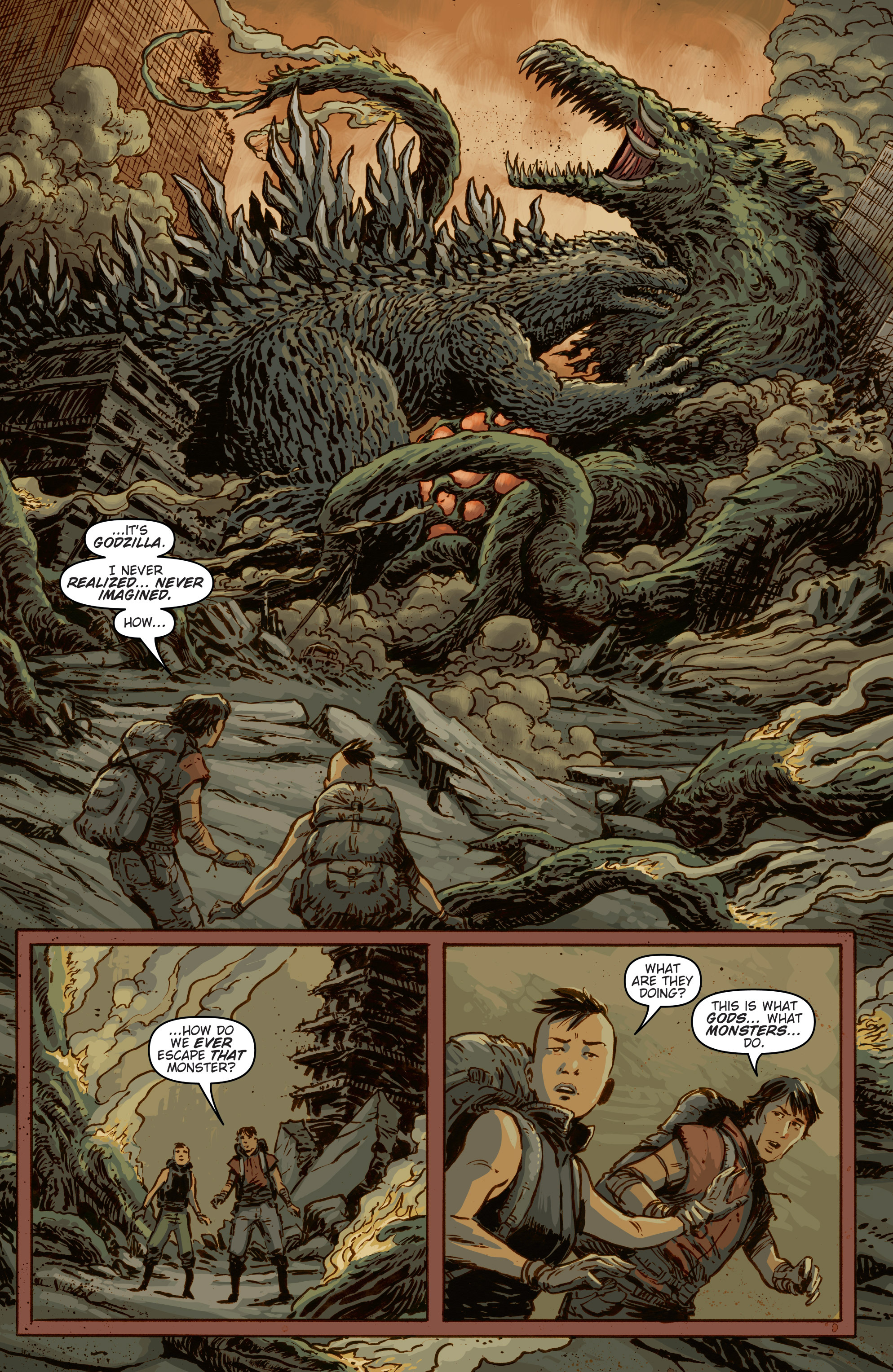 Read online Godzilla: Cataclysm comic -  Issue #2 - 9