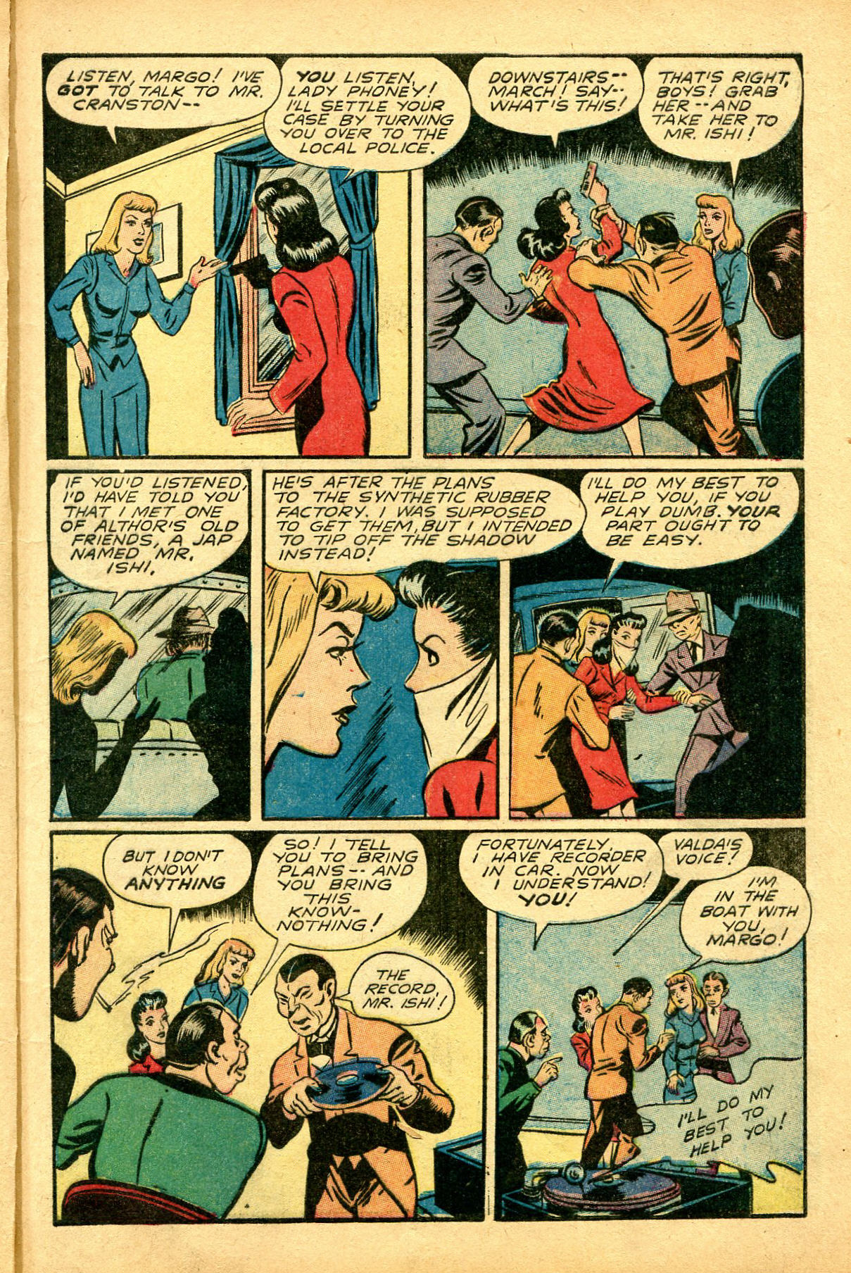 Read online Shadow Comics comic -  Issue #18 - 15