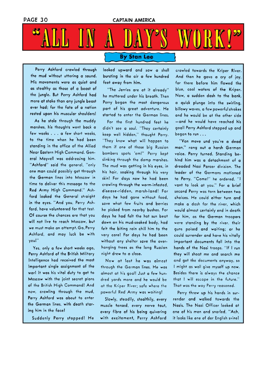Read online Captain America Comics comic -  Issue #10 - 31