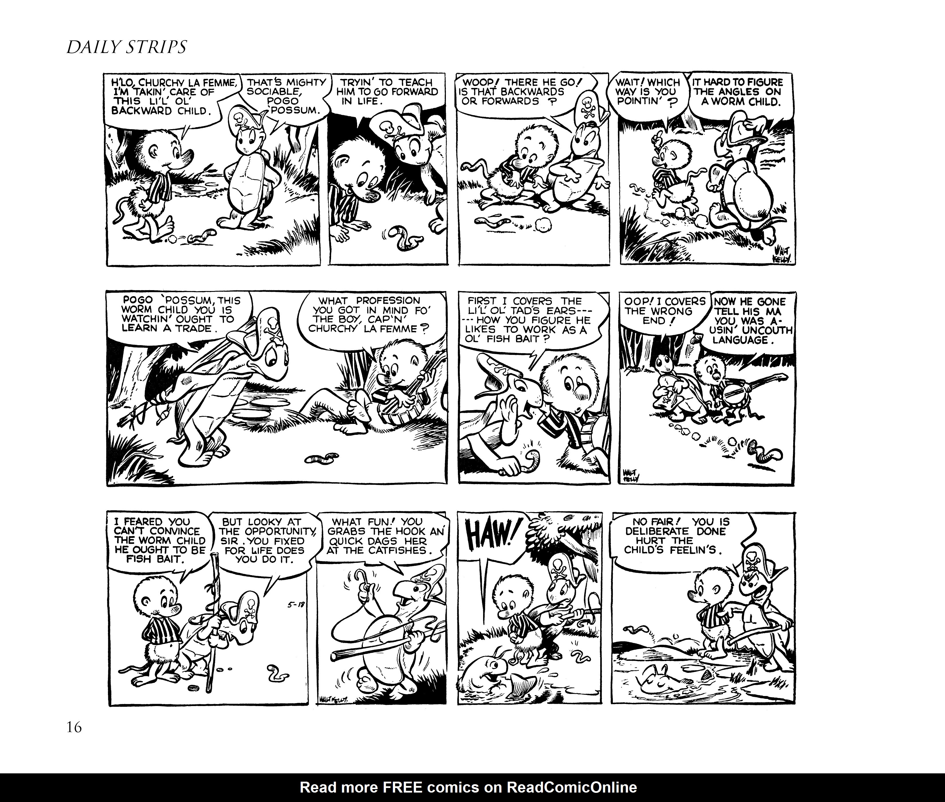 Read online Pogo by Walt Kelly: The Complete Syndicated Comic Strips comic -  Issue # TPB 1 (Part 1) - 34