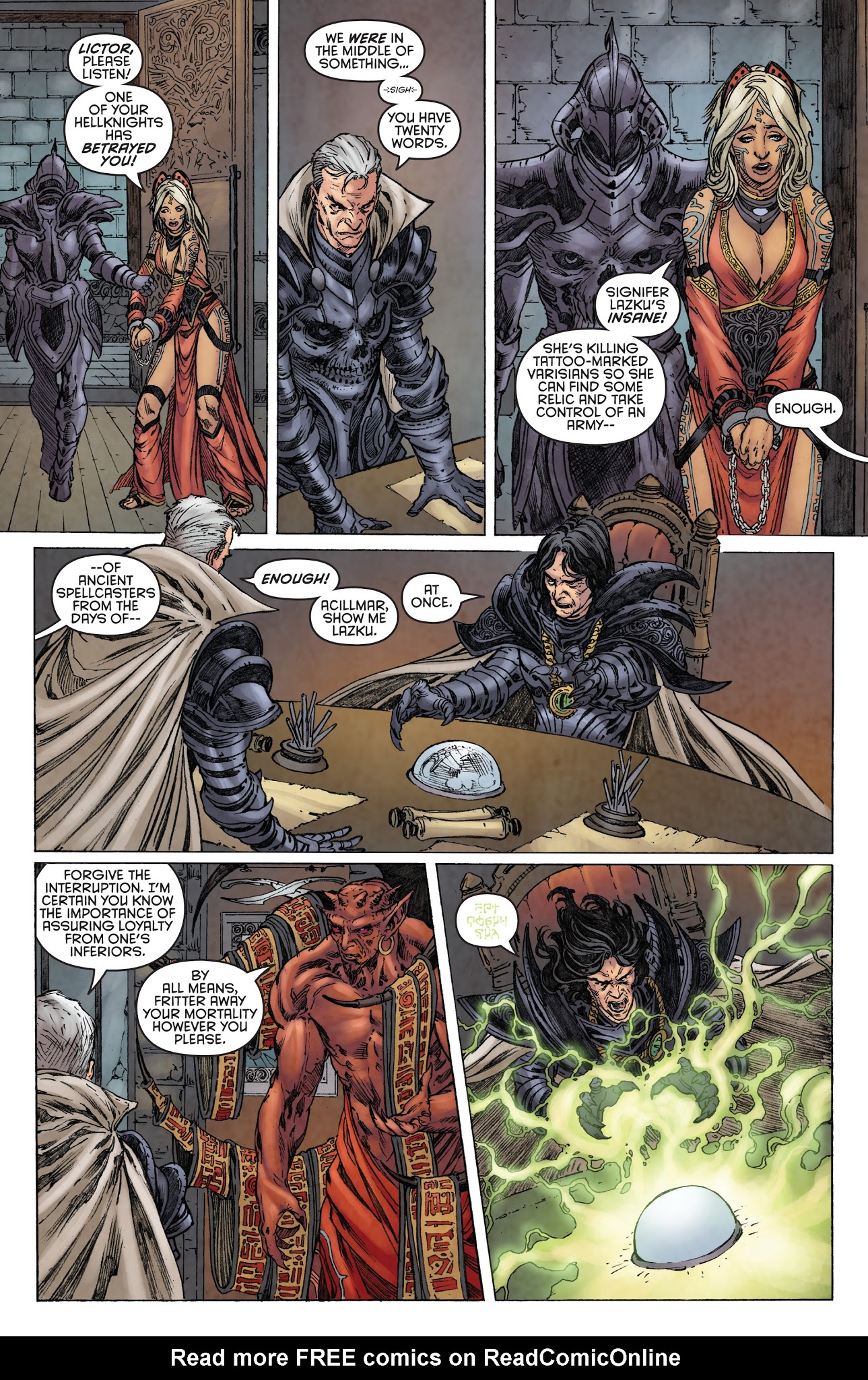 Read online Pathfinder: Runescars comic -  Issue #3 - 7