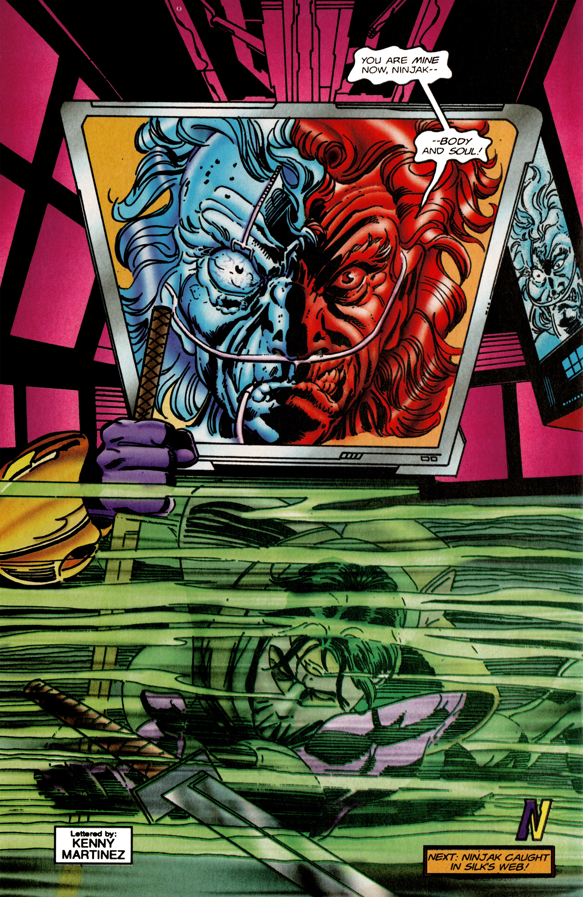 Read online Ninjak (1994) comic -  Issue #19 - 22
