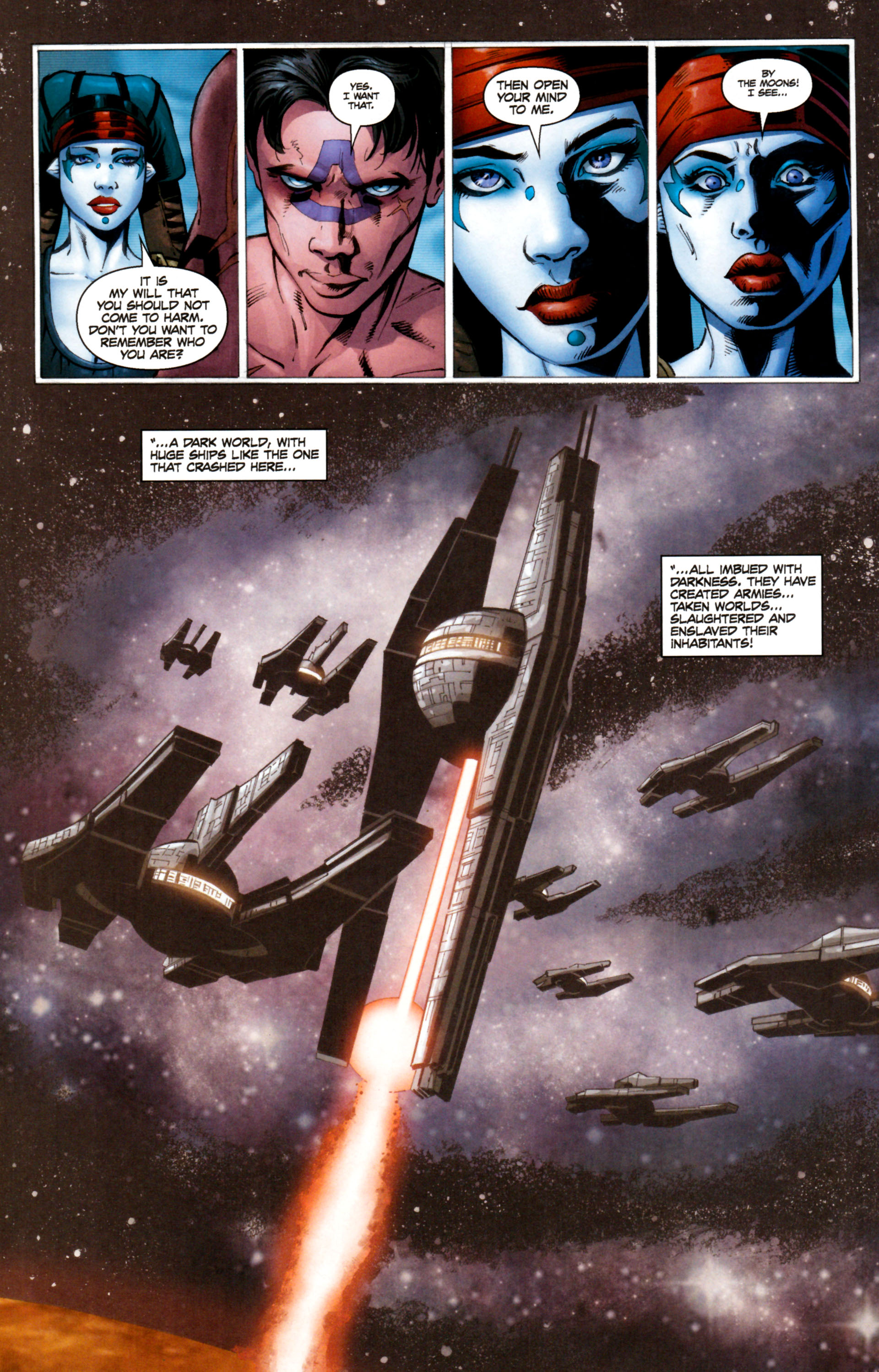 Read online Star Wars: Dawn Of The Jedi - Force Storm comic -  Issue #5 - 24