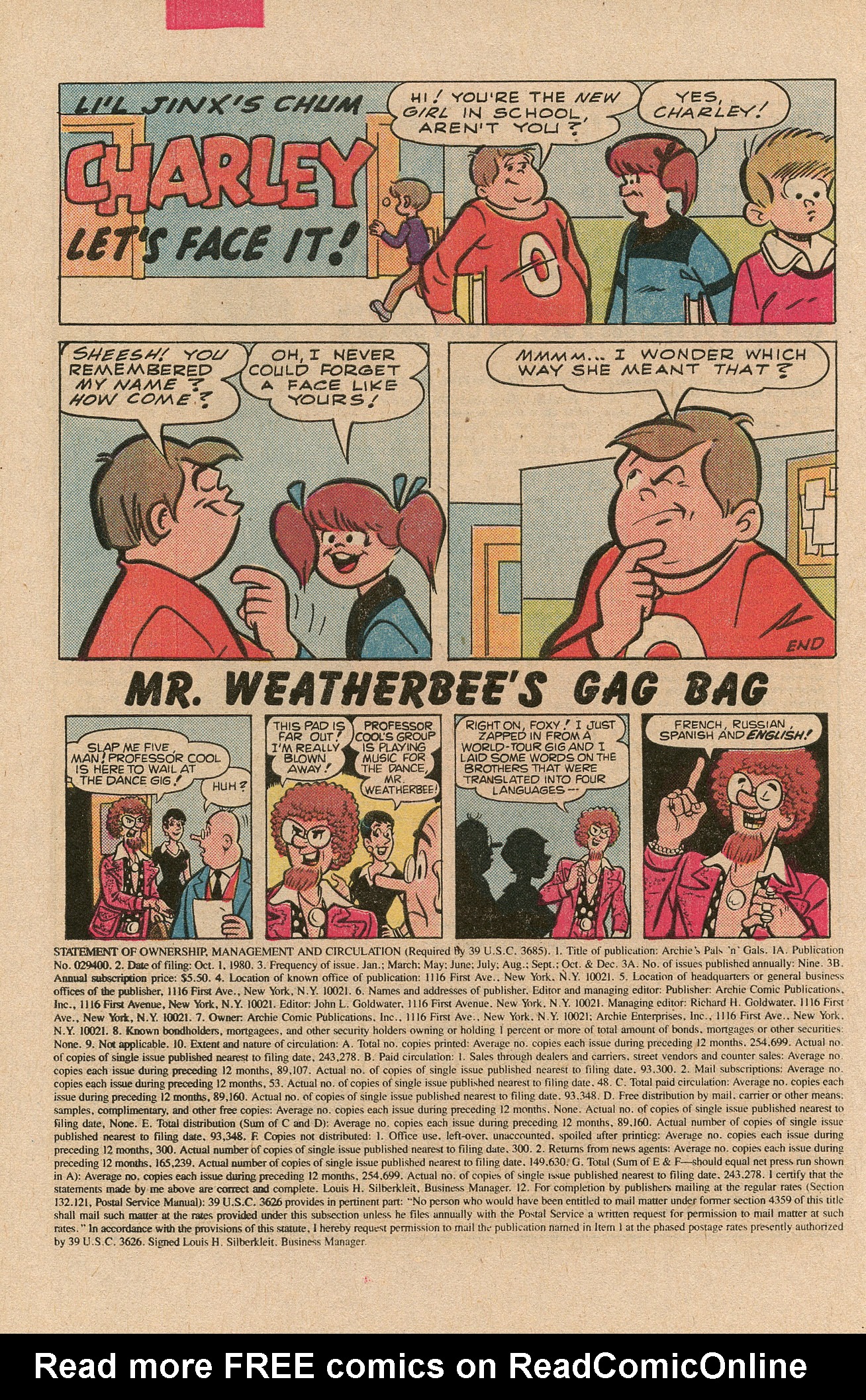 Read online Archie's Pals 'N' Gals (1952) comic -  Issue #149 - 10