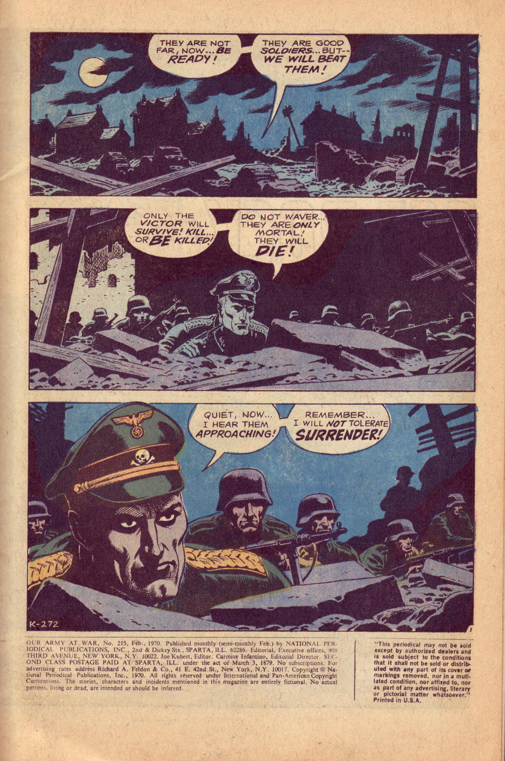 Read online Our Army at War (1952) comic -  Issue #215 - 3