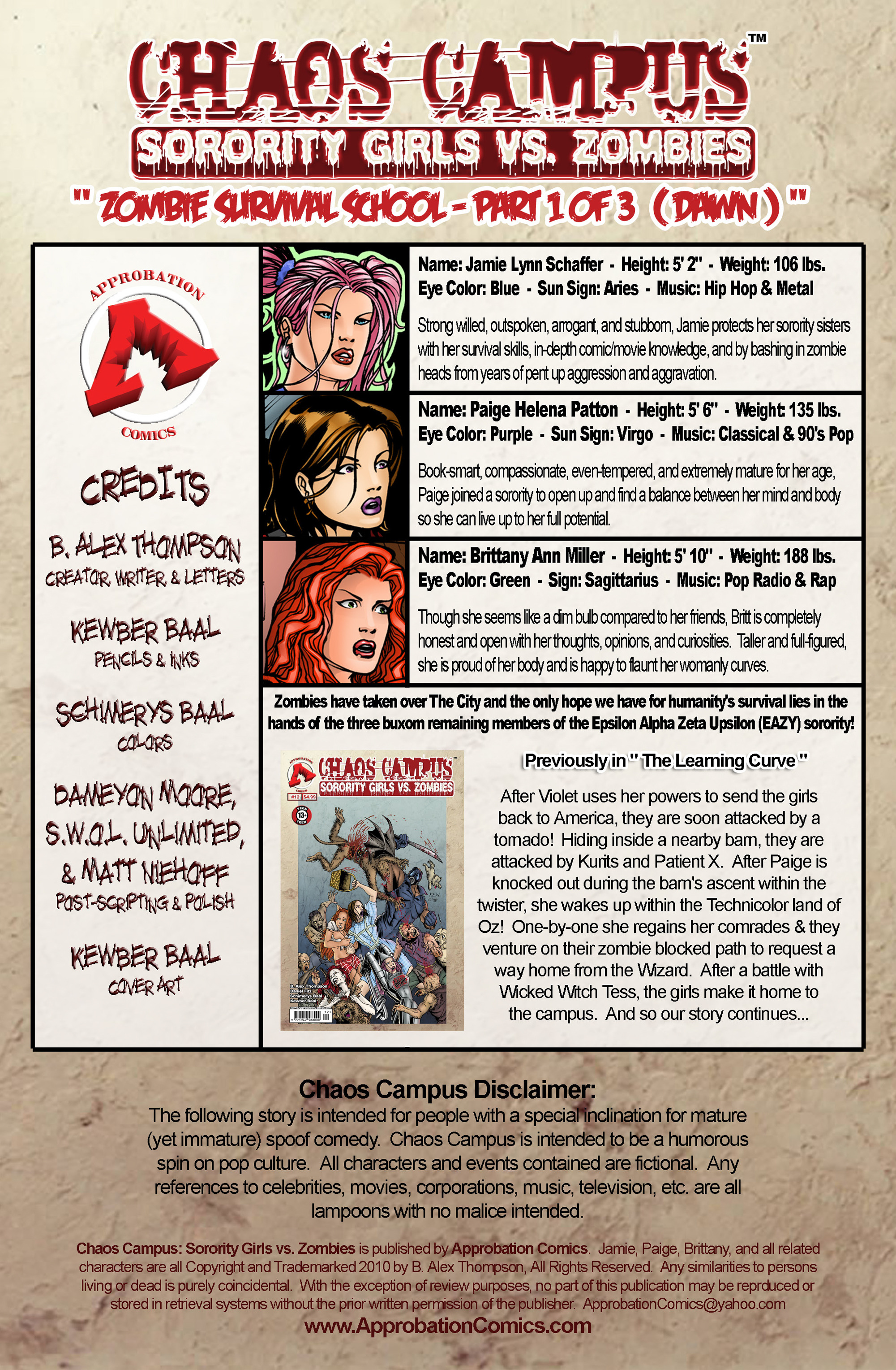 Read online Chaos Campus: Sorority Girls Vs. Zombies comic -  Issue #13 - 2