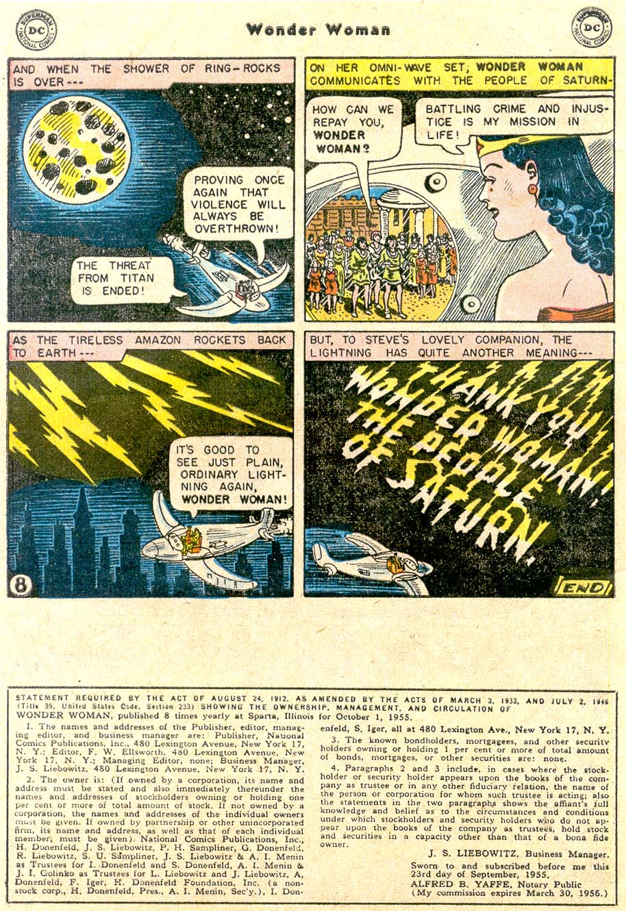 Read online Wonder Woman (1942) comic -  Issue #80 - 32