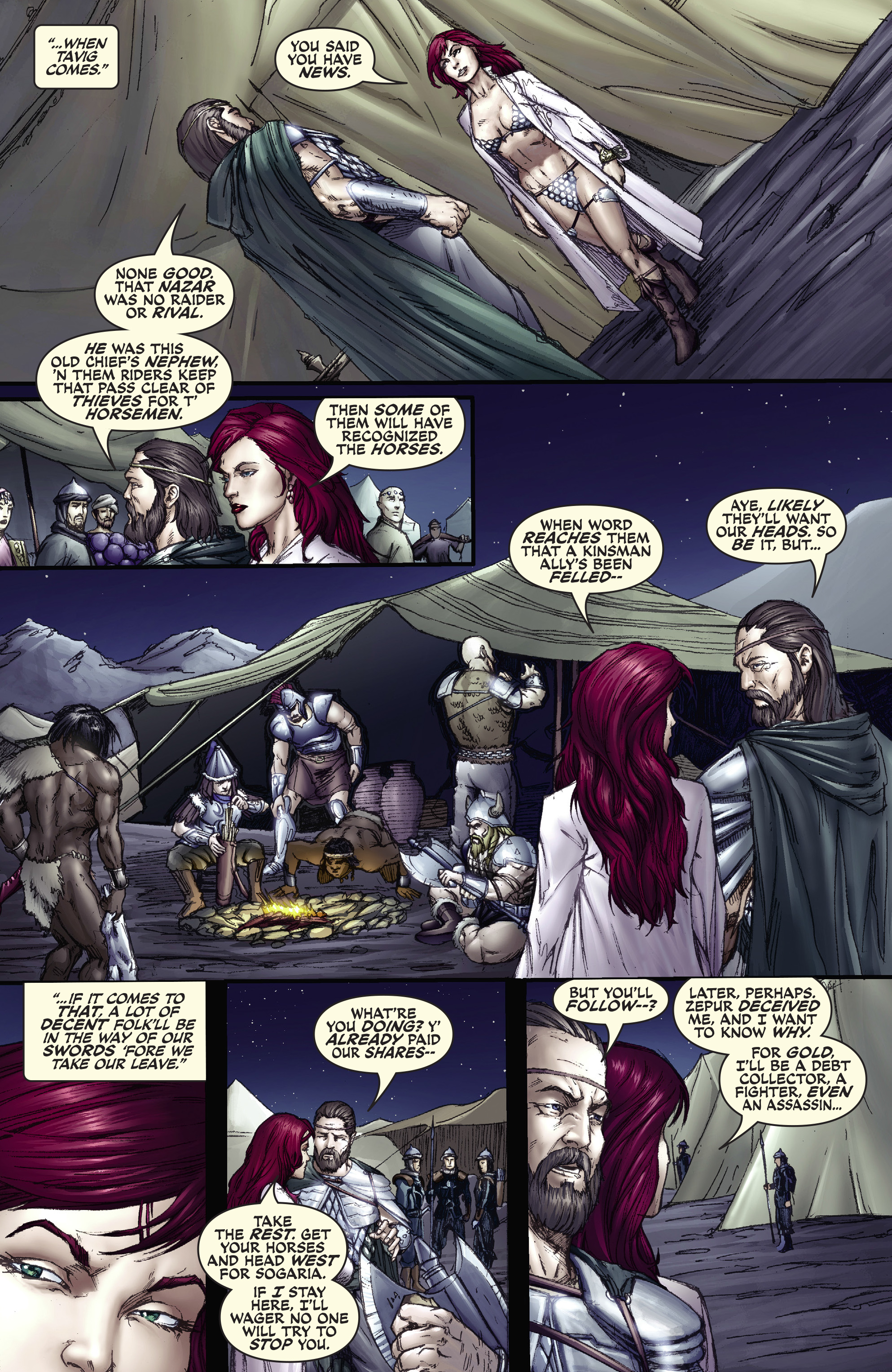 Read online Red Sonja Travels comic -  Issue # TPB 2 (Part 1) - 138