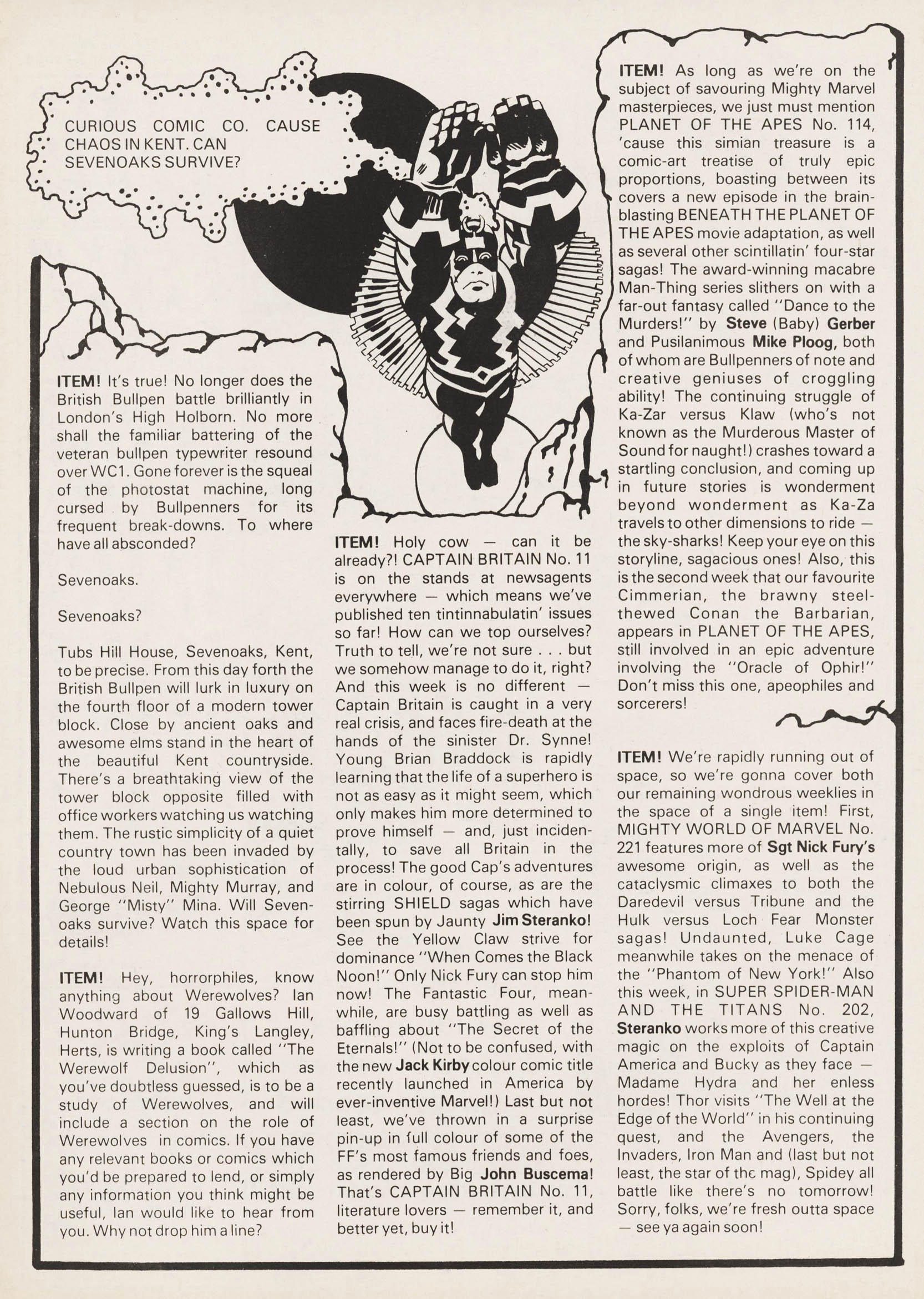 Read online Captain Britain (1976) comic -  Issue #11 - 9