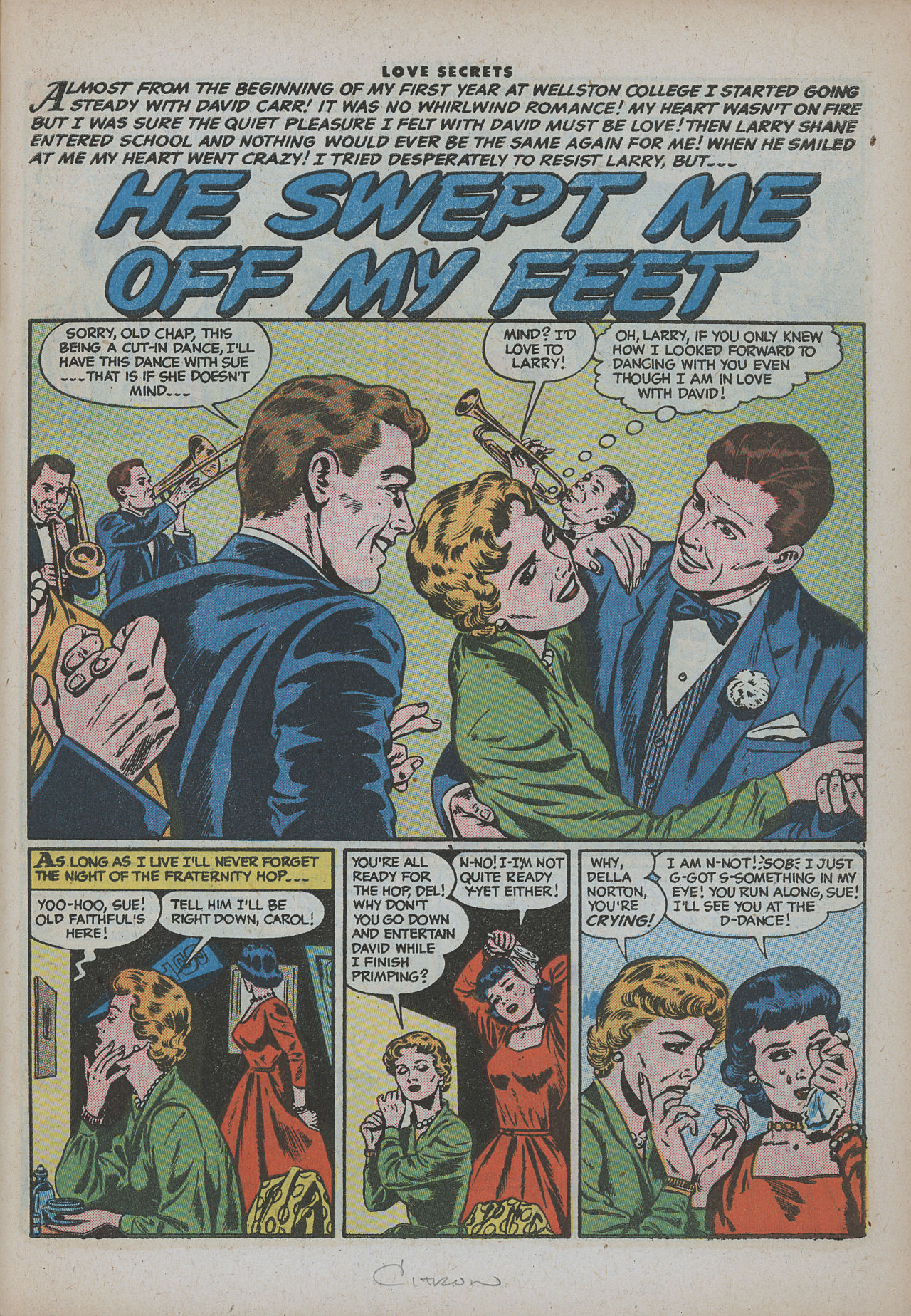 Read online Love Secrets (1953) comic -  Issue #56 - 27