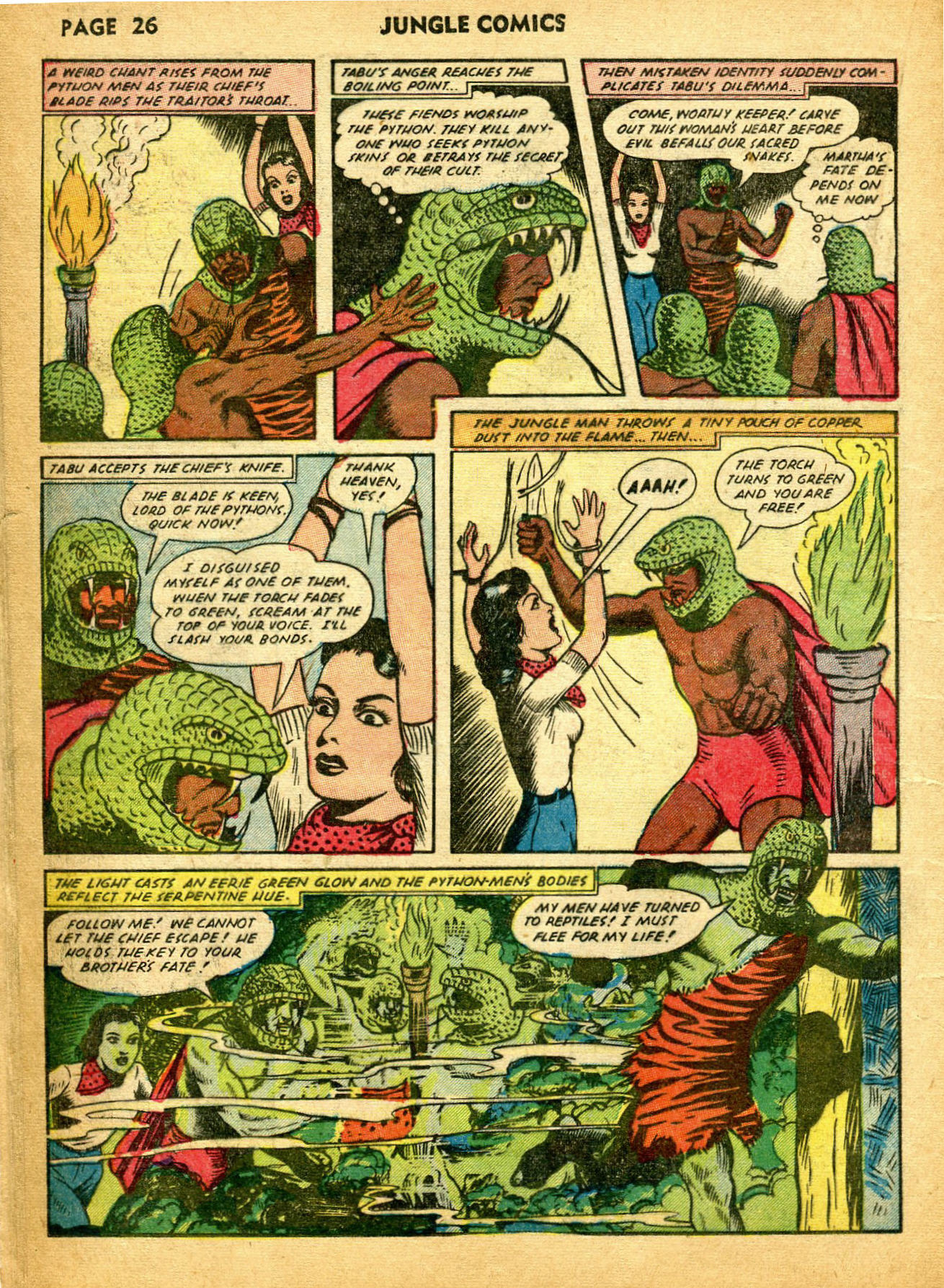 Read online Jungle Comics comic -  Issue #32 - 29