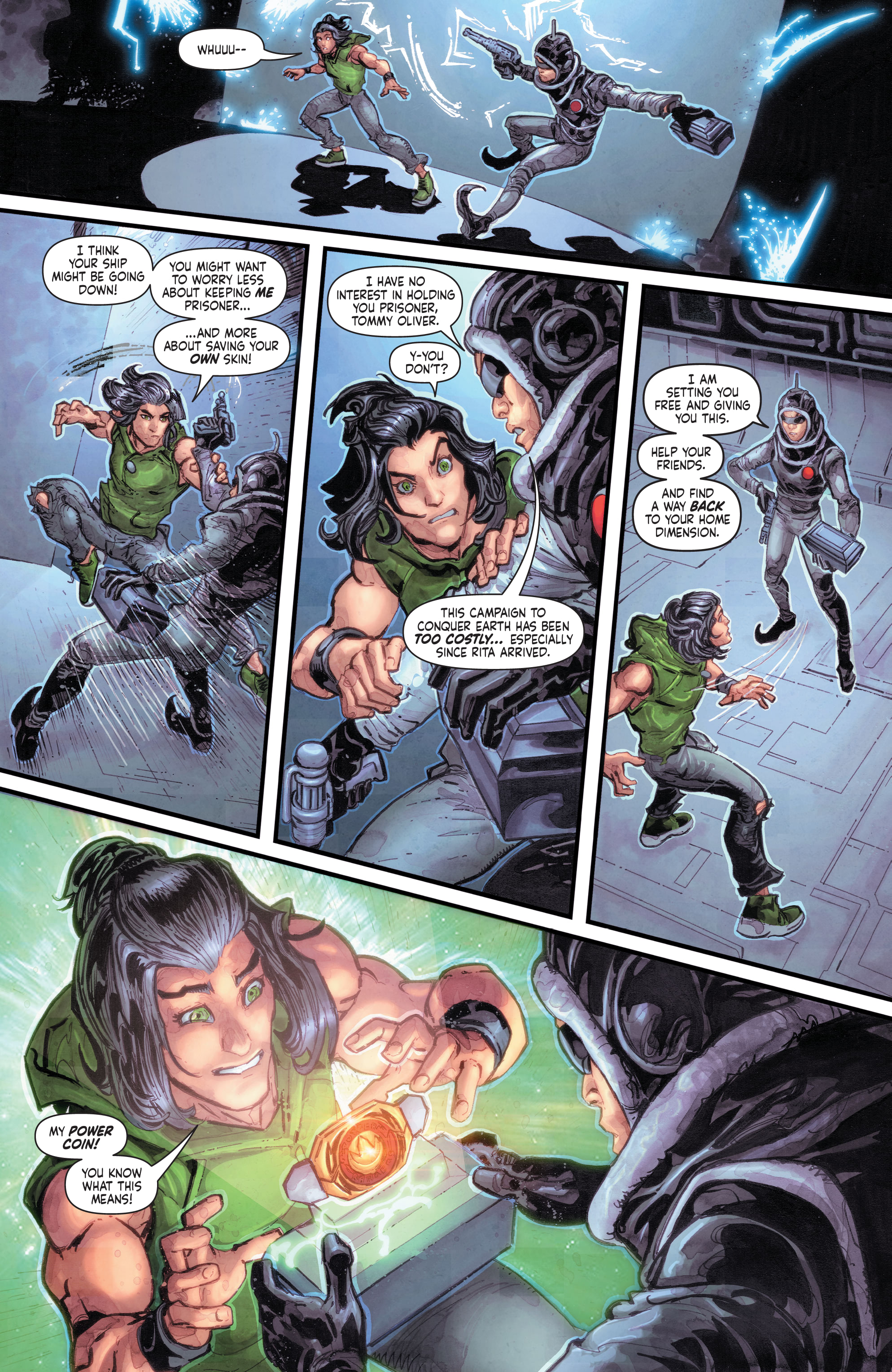 Read online Godzilla vs. The Mighty Morphin Power Rangers comic -  Issue #4 - 15