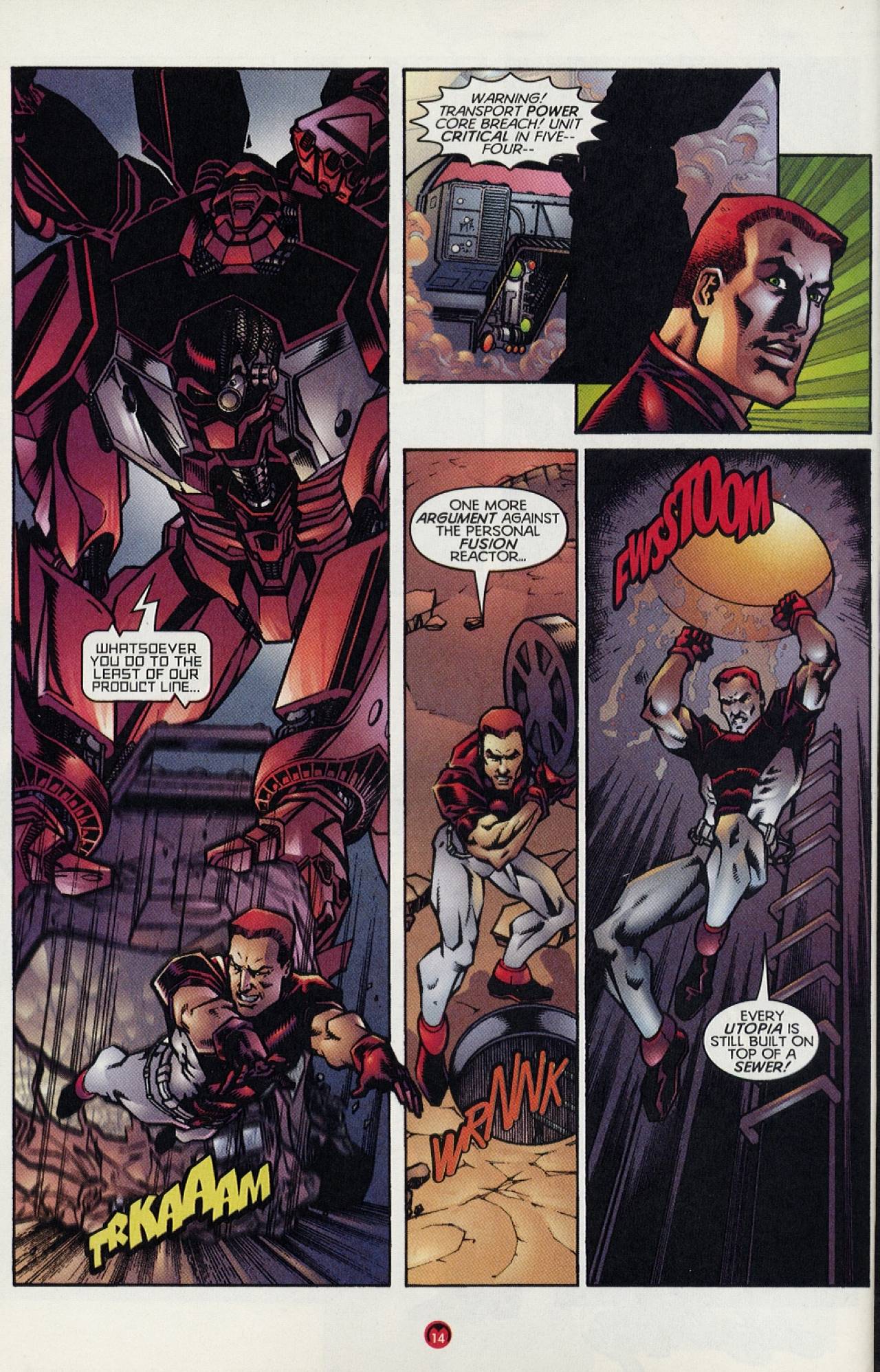 Read online Magnus Robot Fighter (1997) comic -  Issue #15 - 11