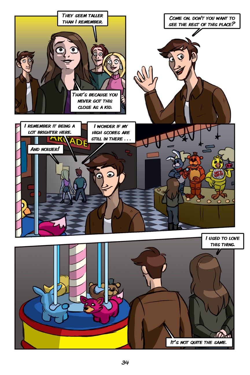 Read online Five Nights At Freddy's comic -  Issue # The Silver Eyes (Part 1) - 36