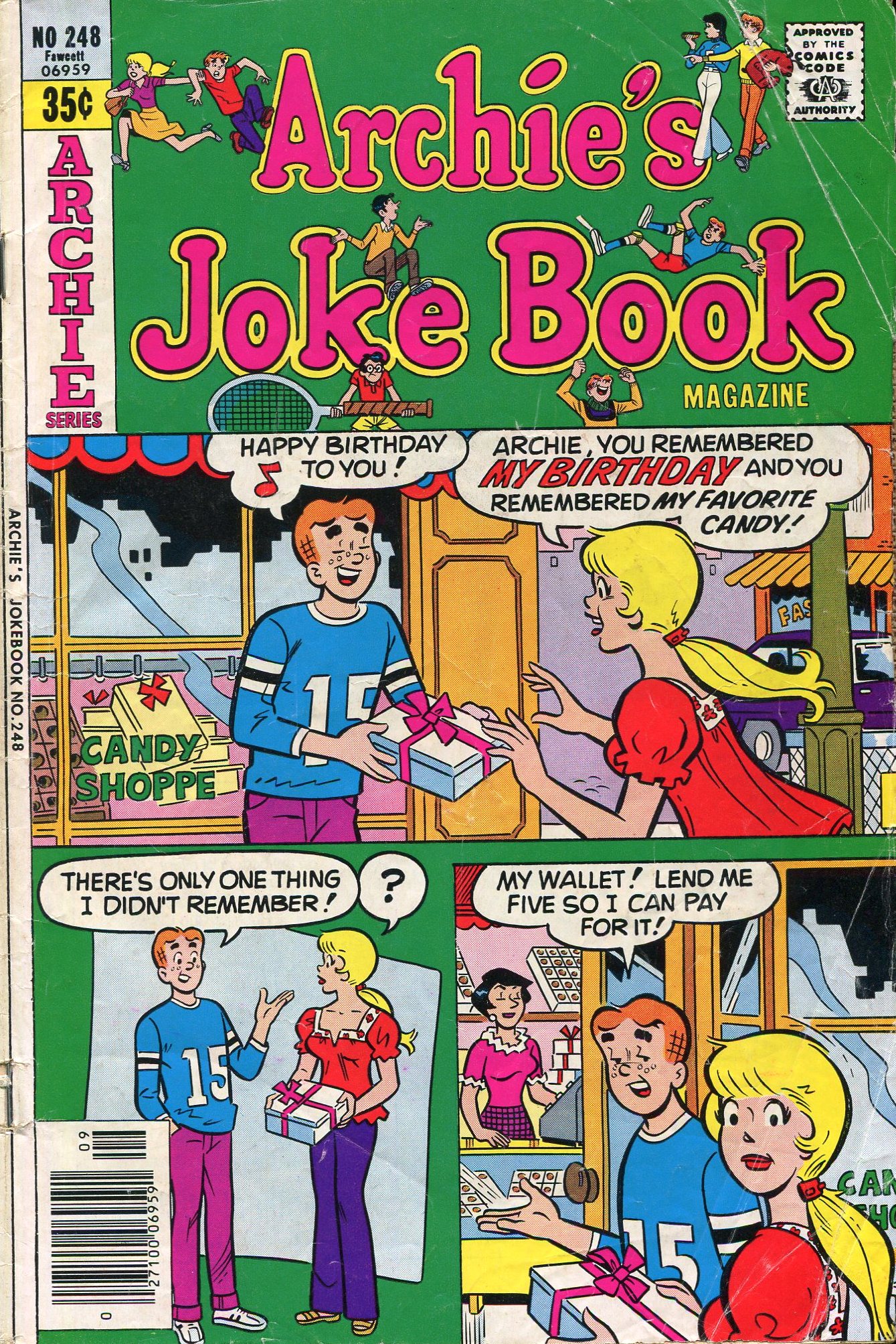 Read online Archie's Joke Book Magazine comic -  Issue #248 - 1
