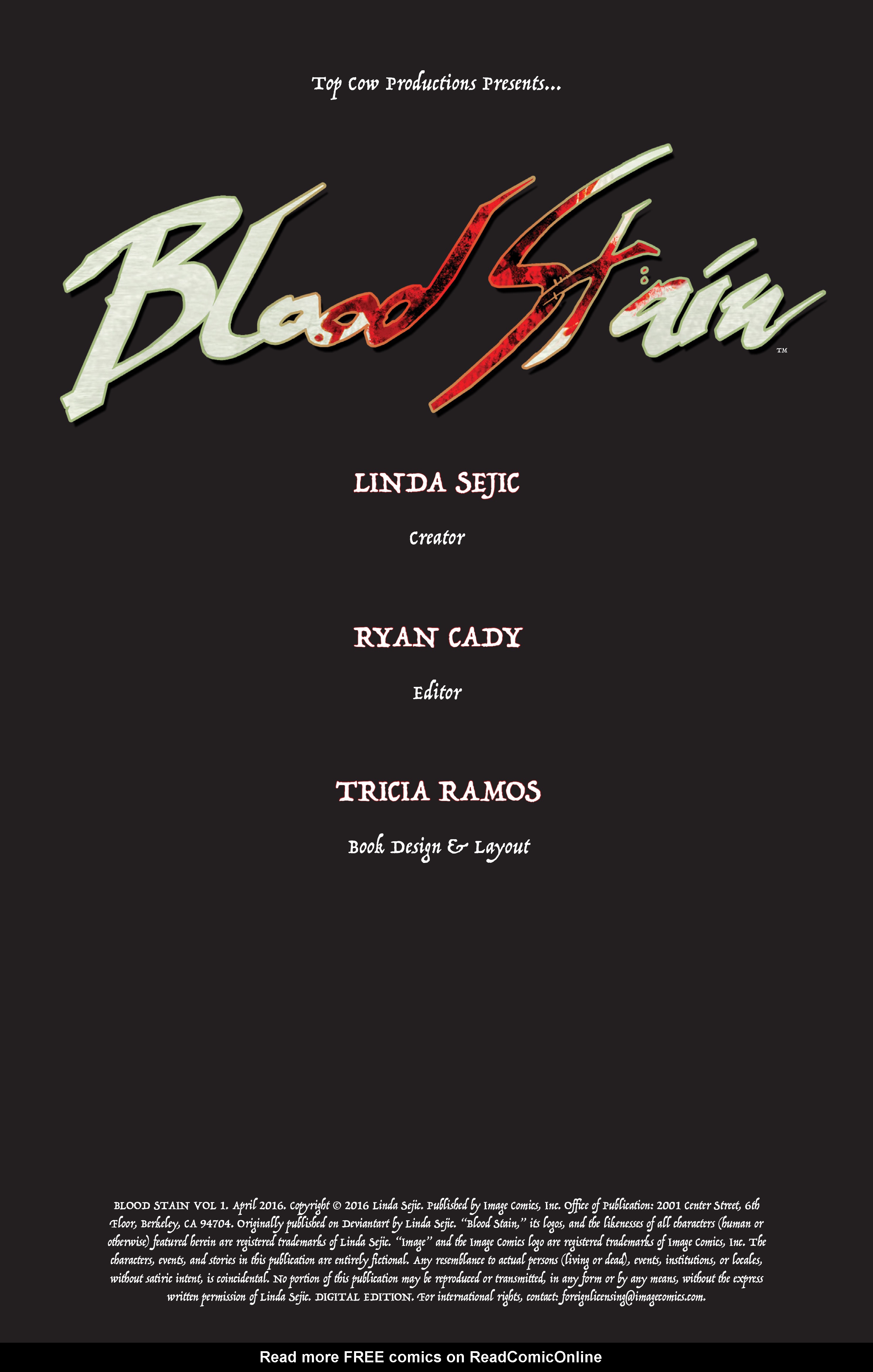 Read online Blood Stain comic -  Issue # TPB 1 - 6