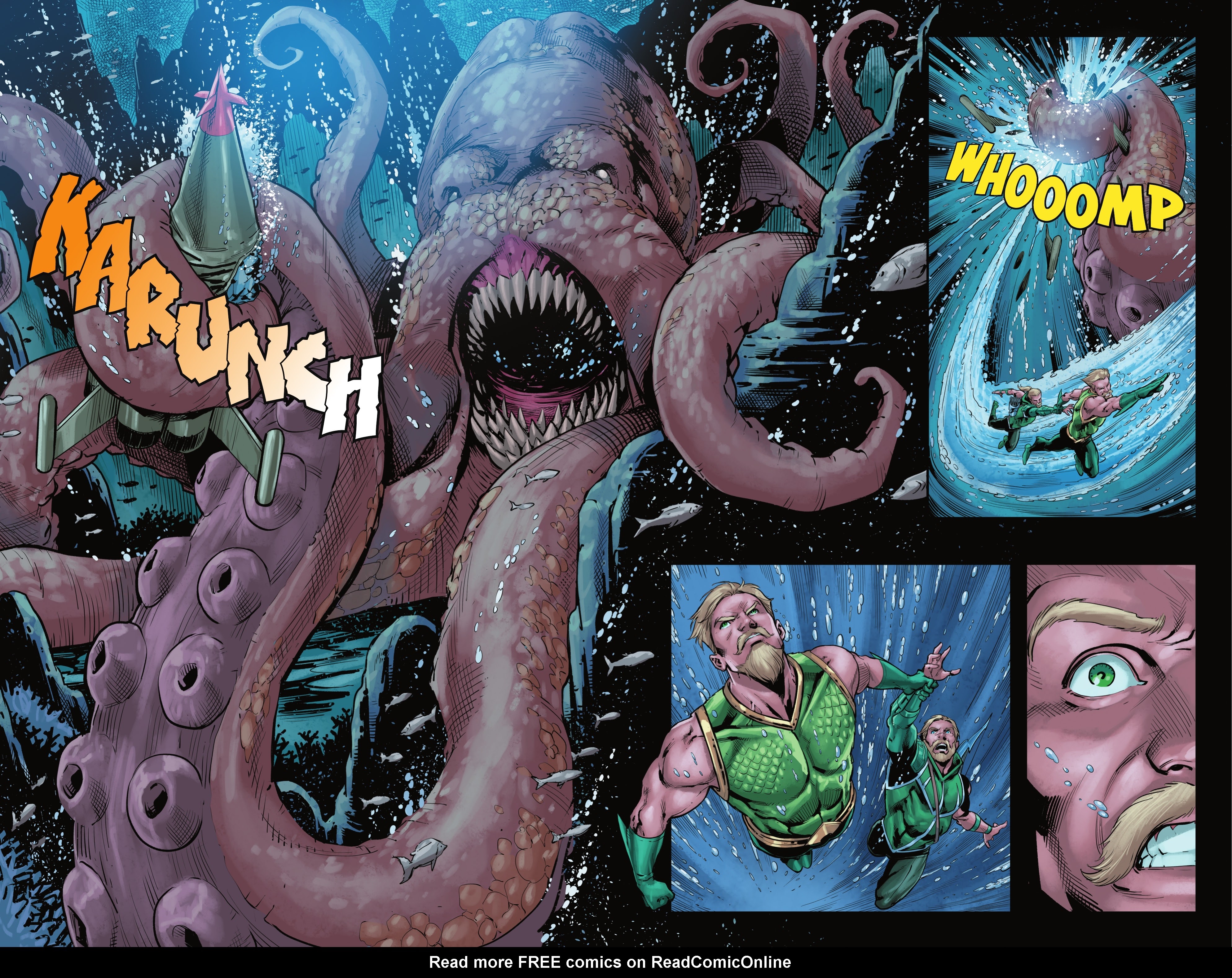 Read online Aquaman/Green Arrow - Deep Target comic -  Issue #4 - 20