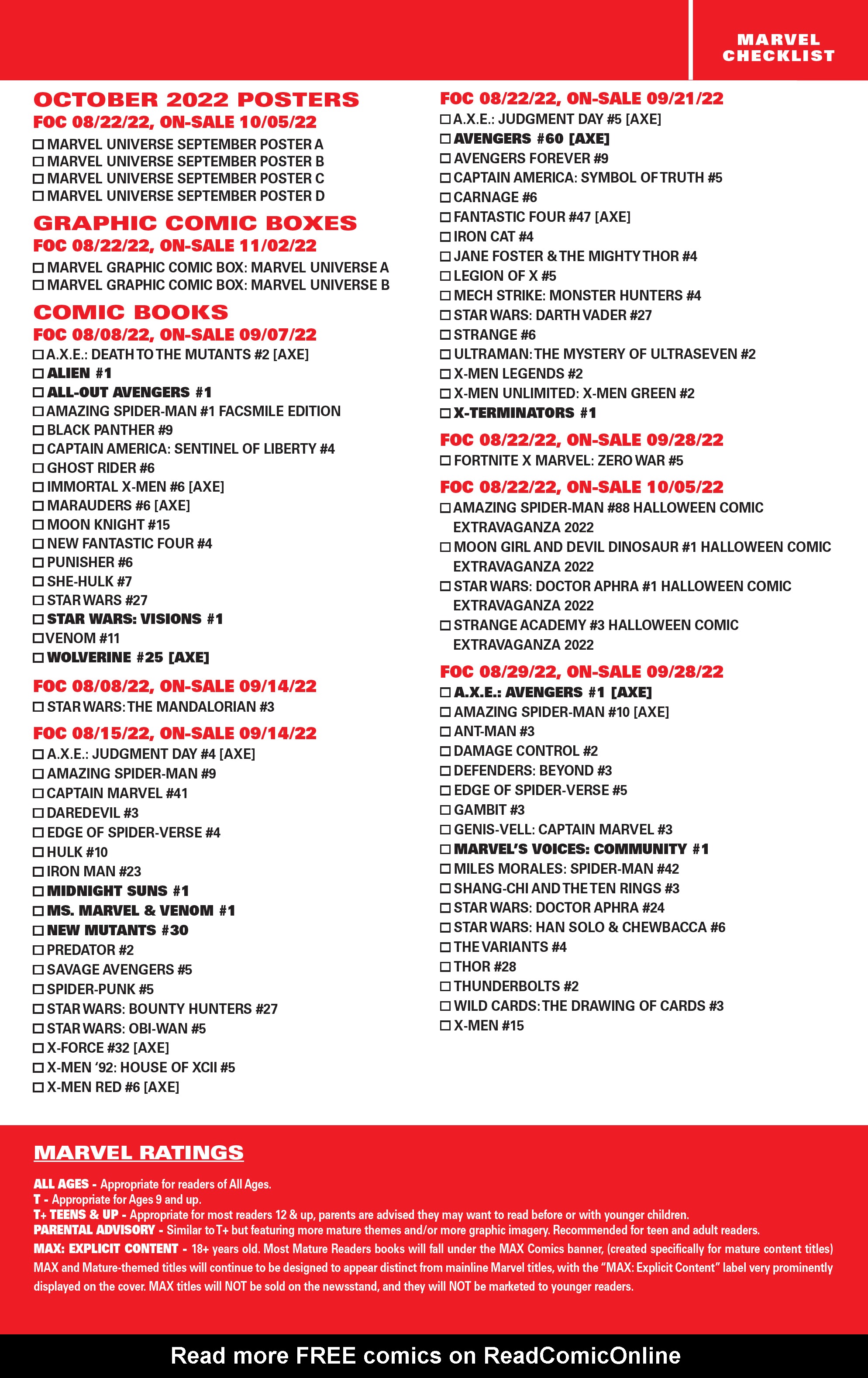 Read online Marvel Previews comic -  Issue #10 - 78