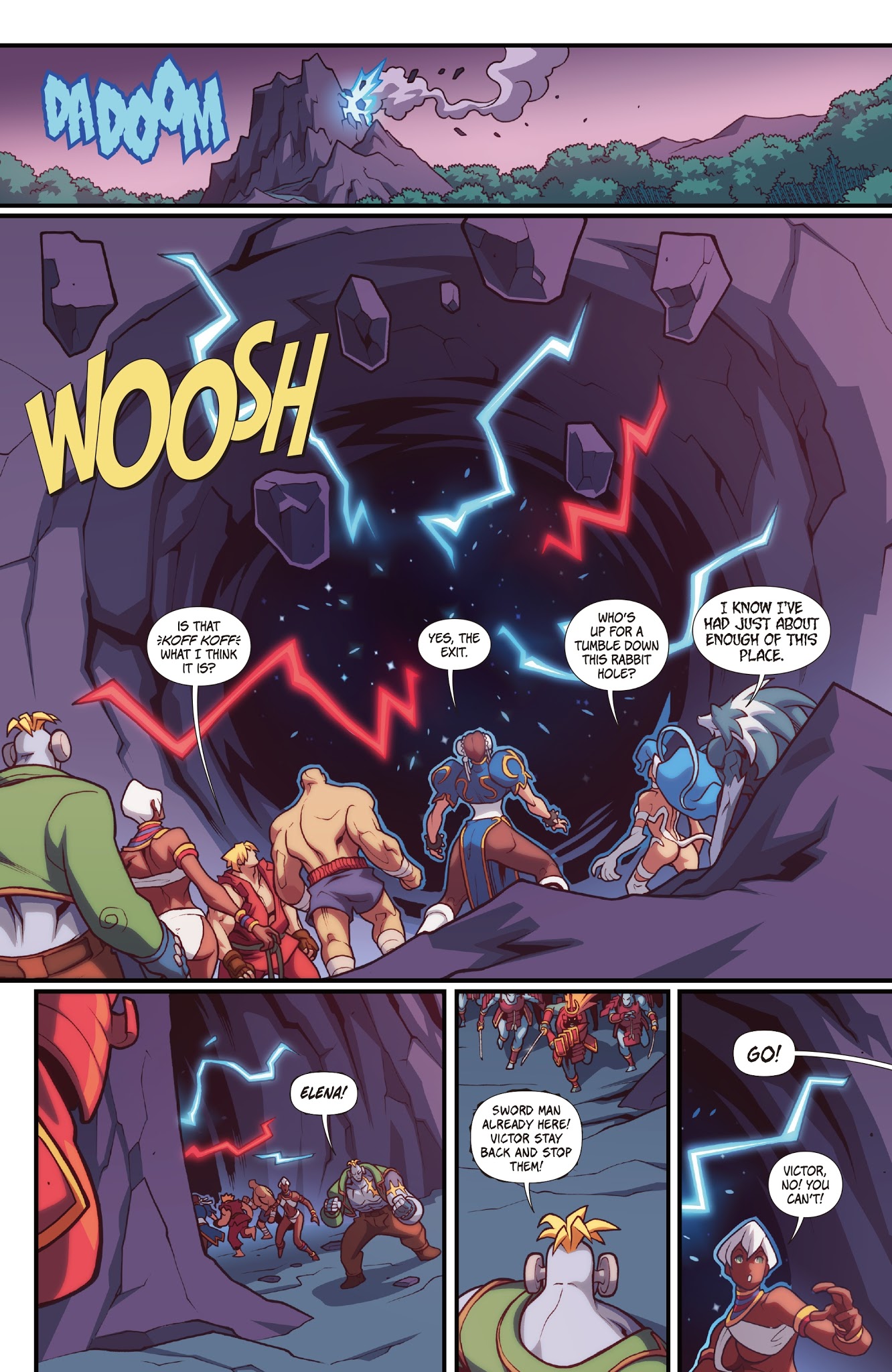 Read online Street Fighter VS Darkstalkers comic -  Issue #6 - 11