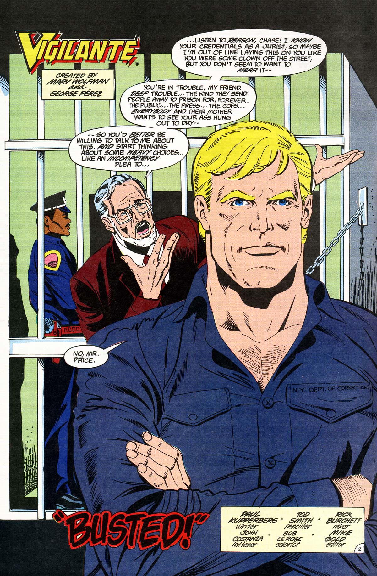 Read online Vigilante (1983) comic -  Issue #46 - 4