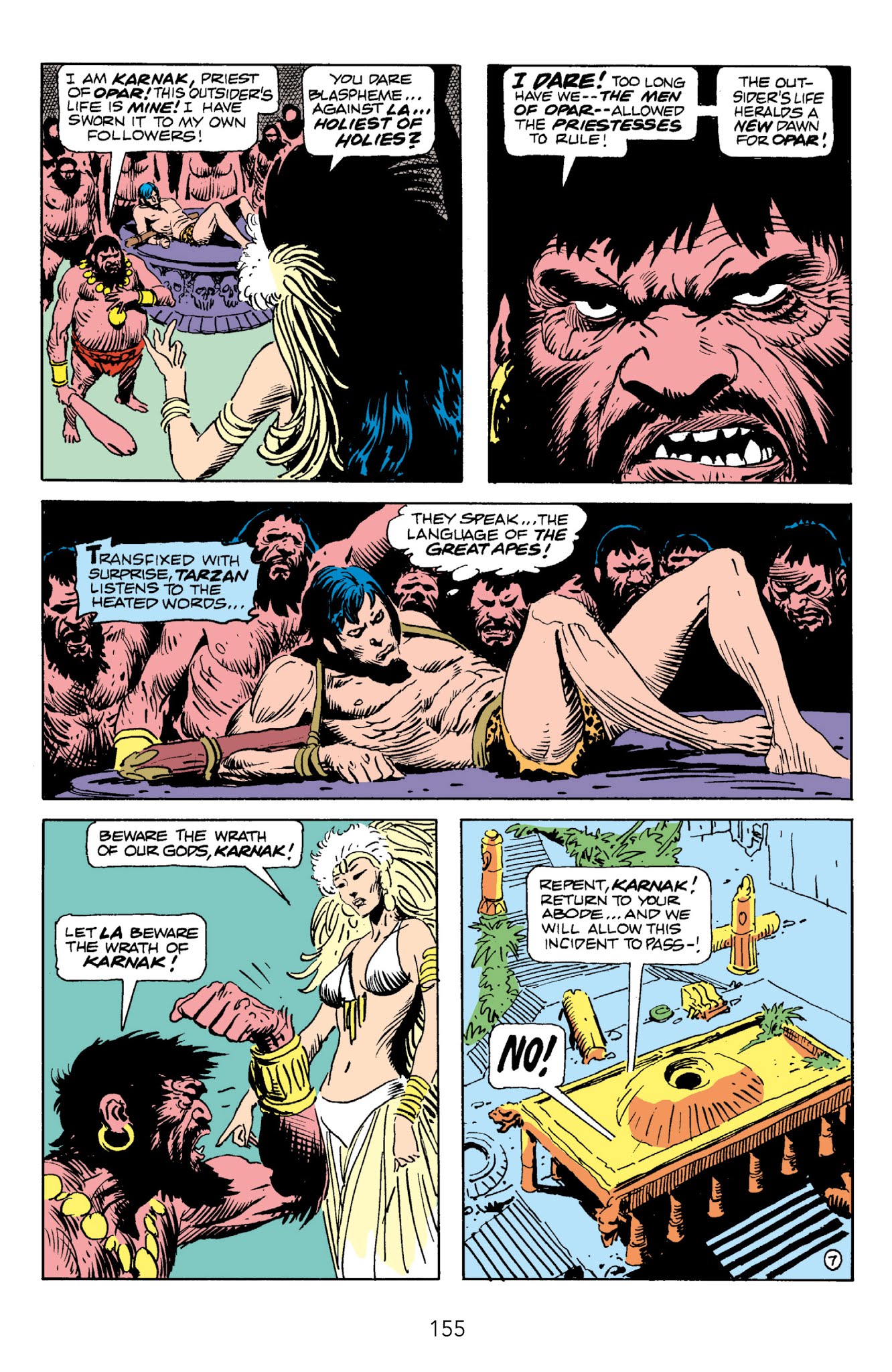 Read online Edgar Rice Burroughs' Tarzan The Joe Kubert Years comic -  Issue # TPB 2 (Part 2) - 50