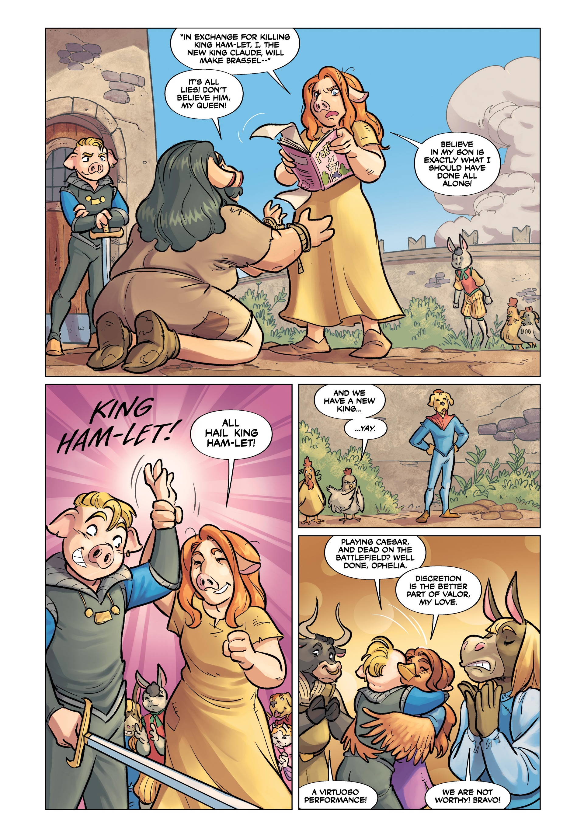 Read online Ham-let: A Shakespearean Mash-up comic -  Issue # Full - 56