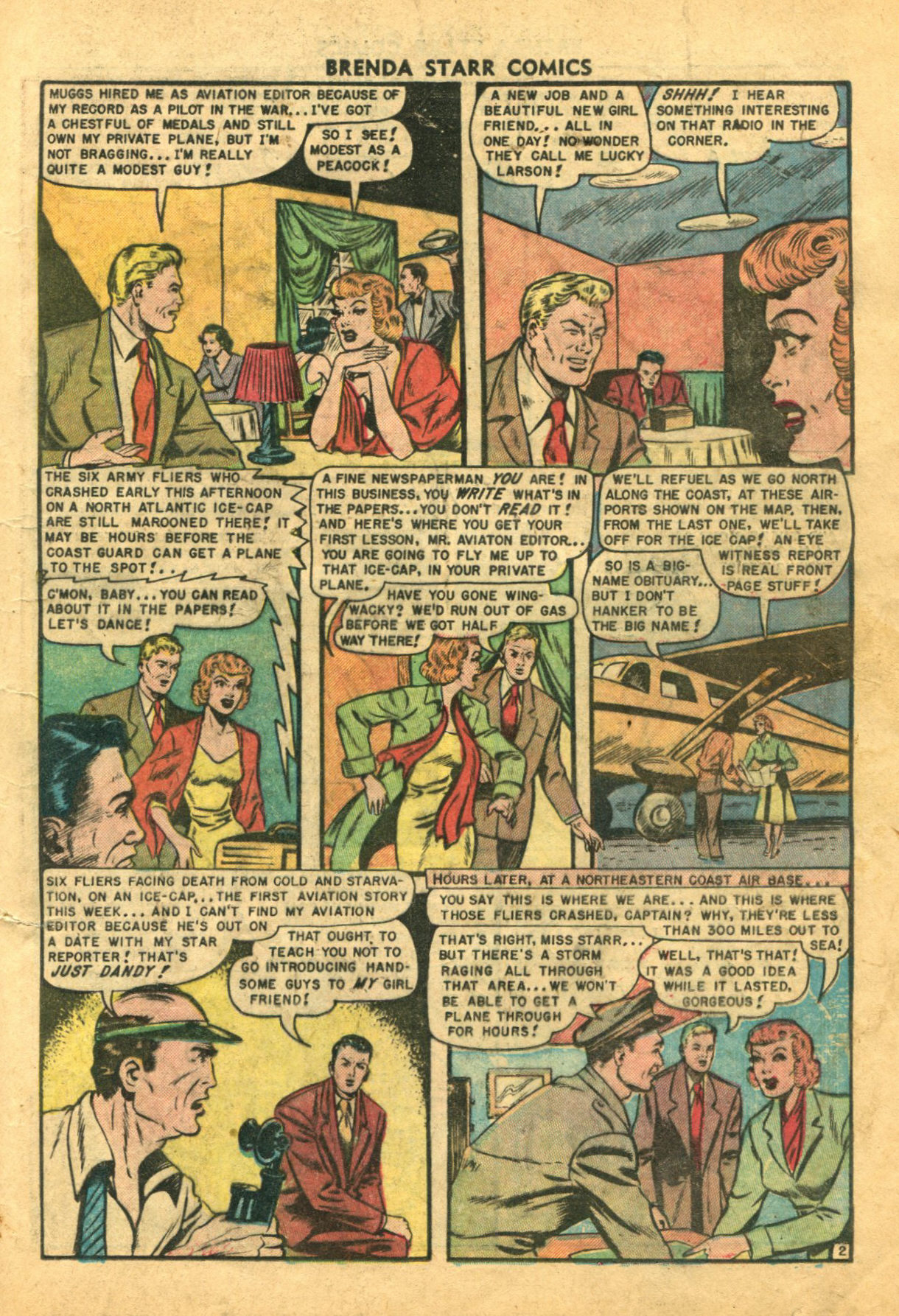 Read online Brenda Starr (1948) comic -  Issue #9 - 13