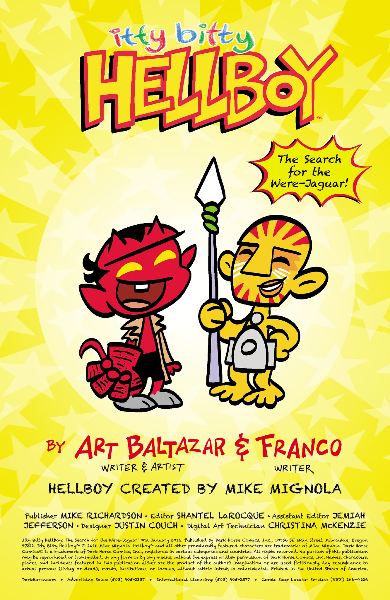 Read online Itty Bitty Hellboy: The Search for the Were-Jaguar! comic -  Issue #3 - 2