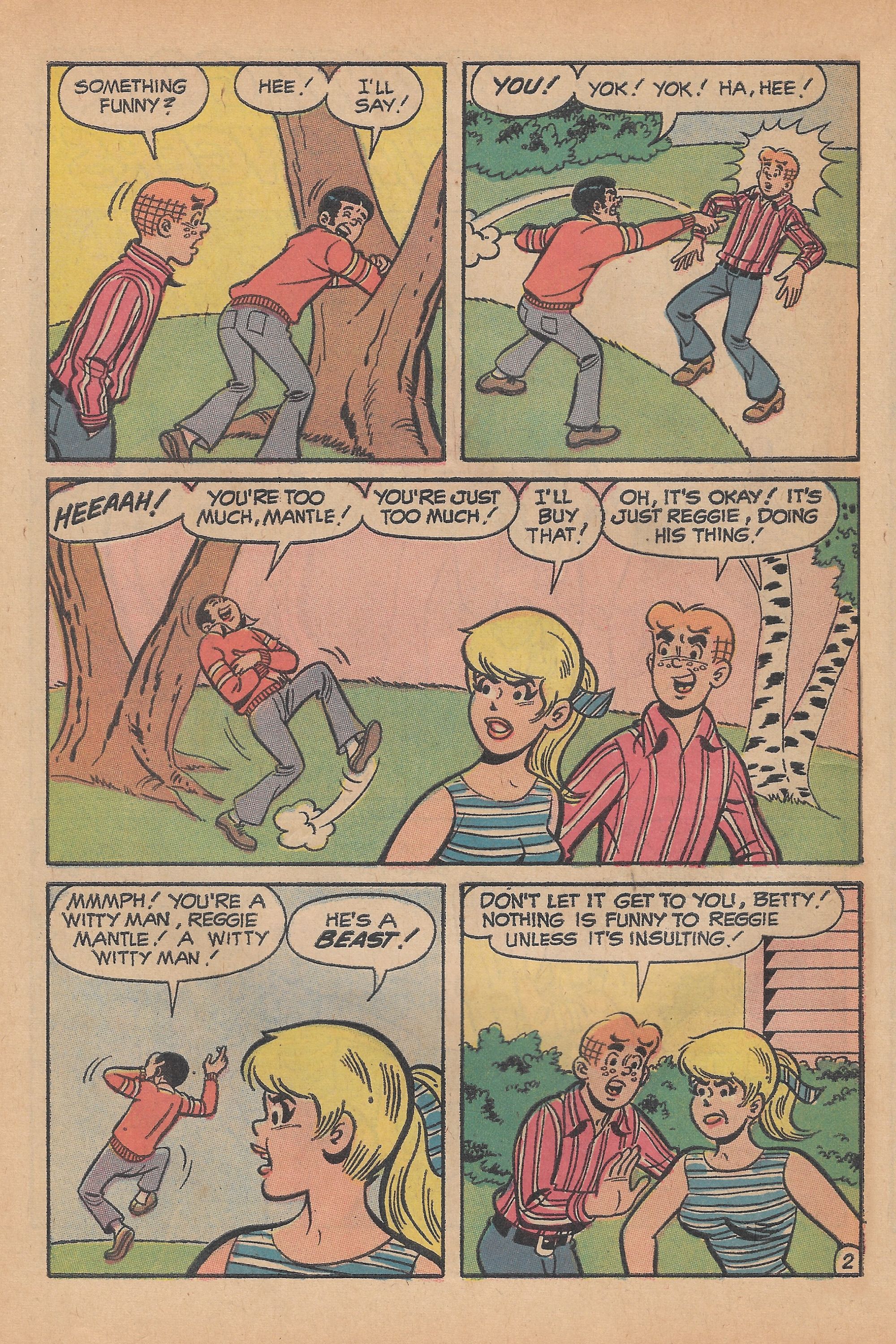 Read online Reggie and Me (1966) comic -  Issue #50 - 46