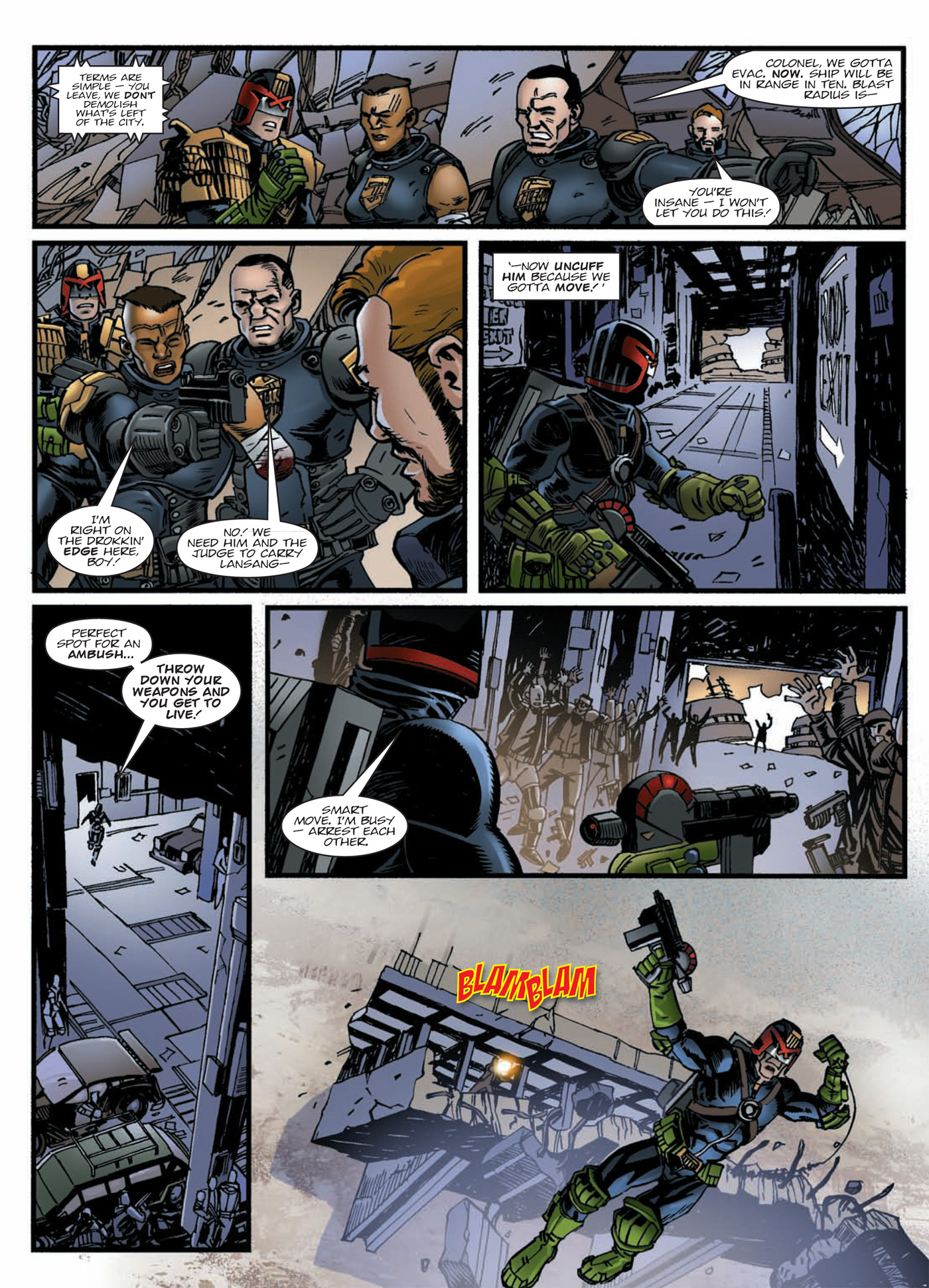 Read online Judge Dredd: Day of Chaos: Fallout comic -  Issue # TPB (Part 1) - 27