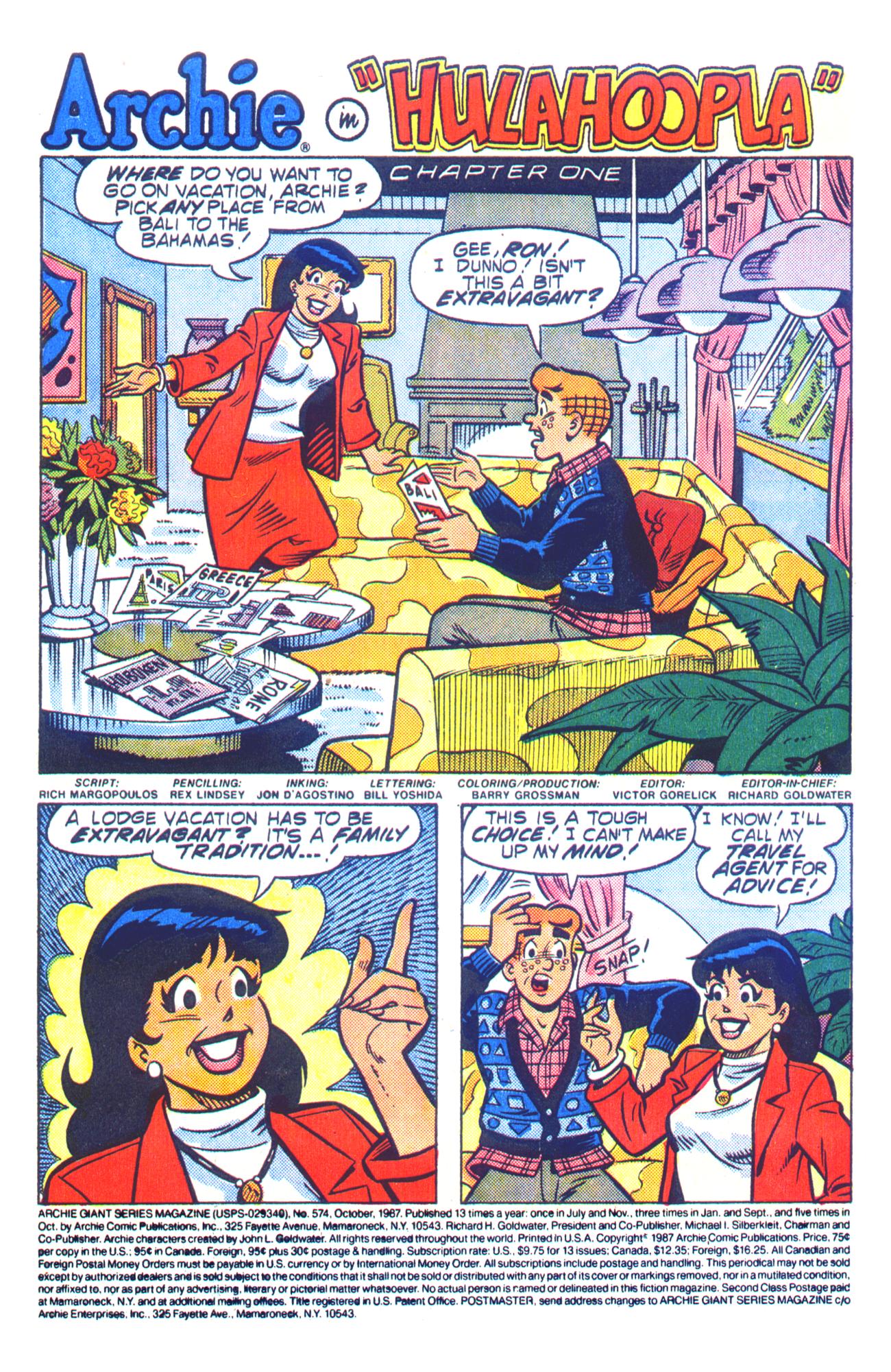 Read online Archie Giant Series Magazine comic -  Issue #574 - 3
