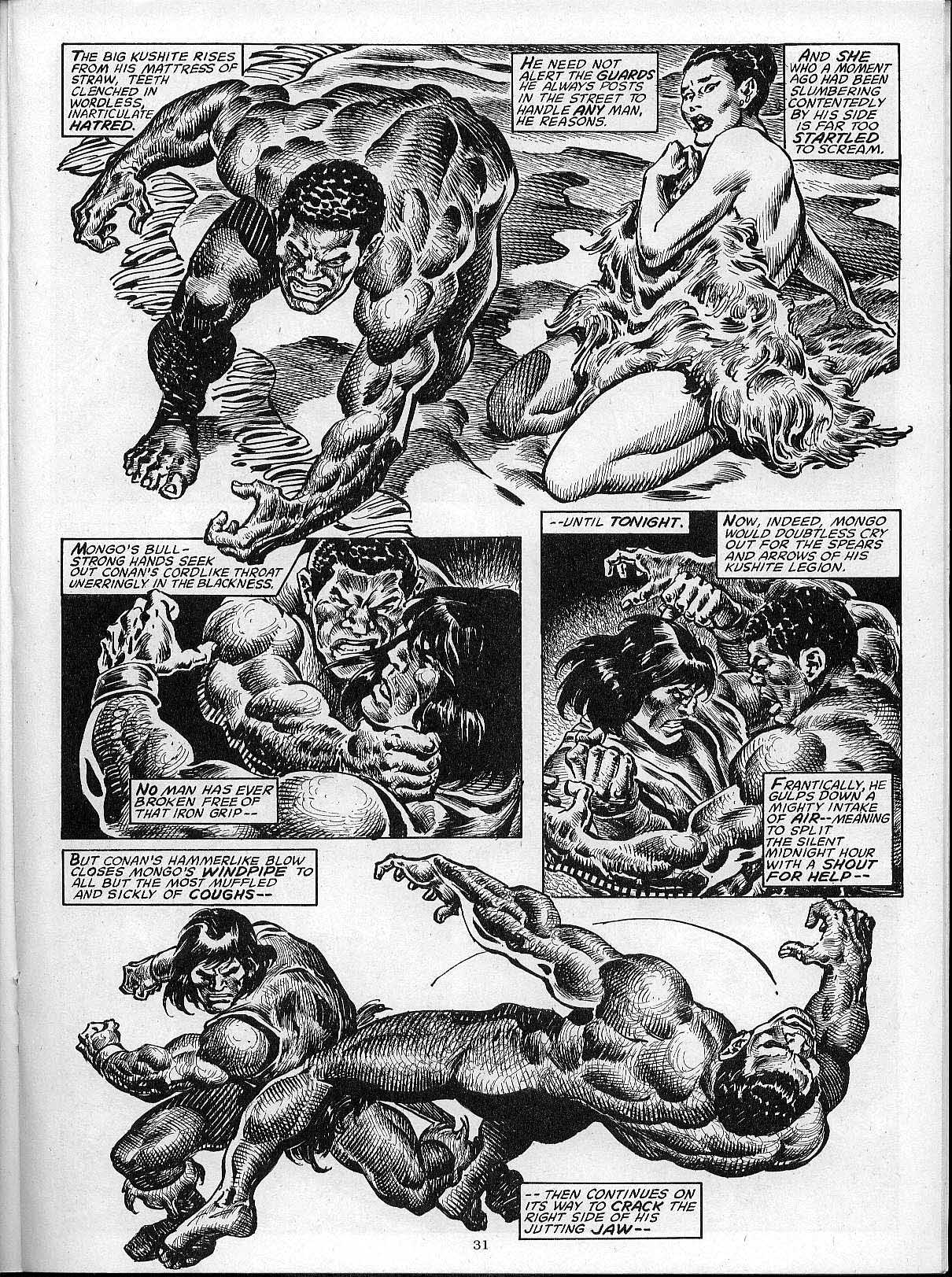 Read online The Savage Sword Of Conan comic -  Issue #203 - 33