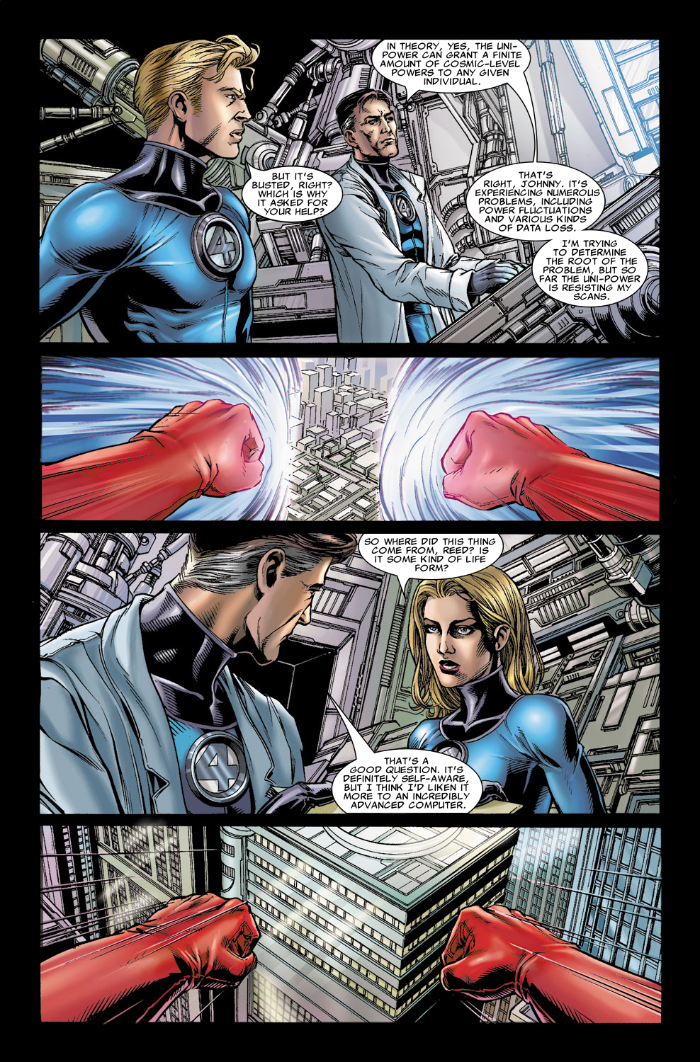 Read online Captain Universe comic -  Issue # Issue Invisible Woman - 3