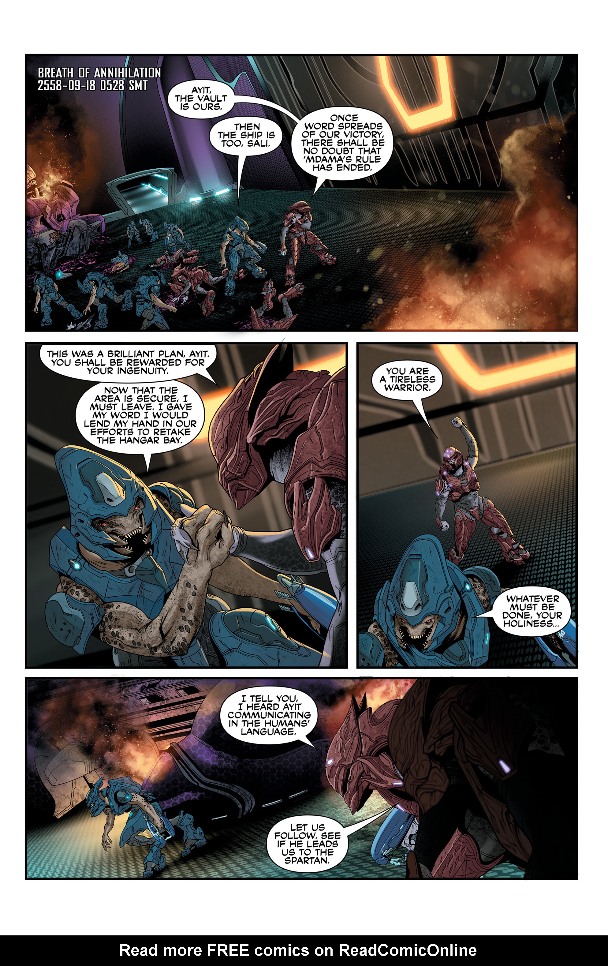 Read online Halo: Escalation comic -  Issue #24 - 5