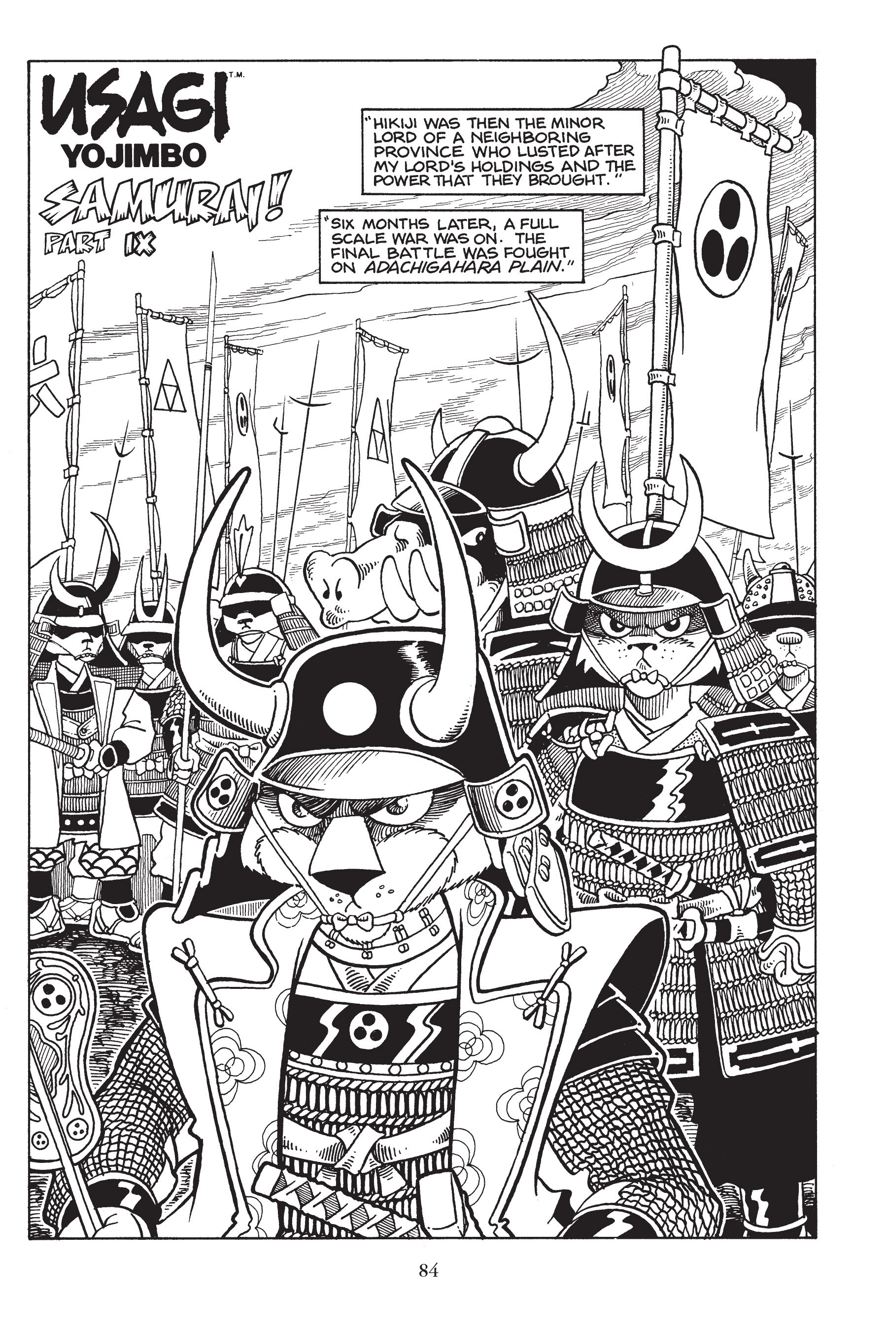Read online Usagi Yojimbo (1987) comic -  Issue # _TPB 2 - 86