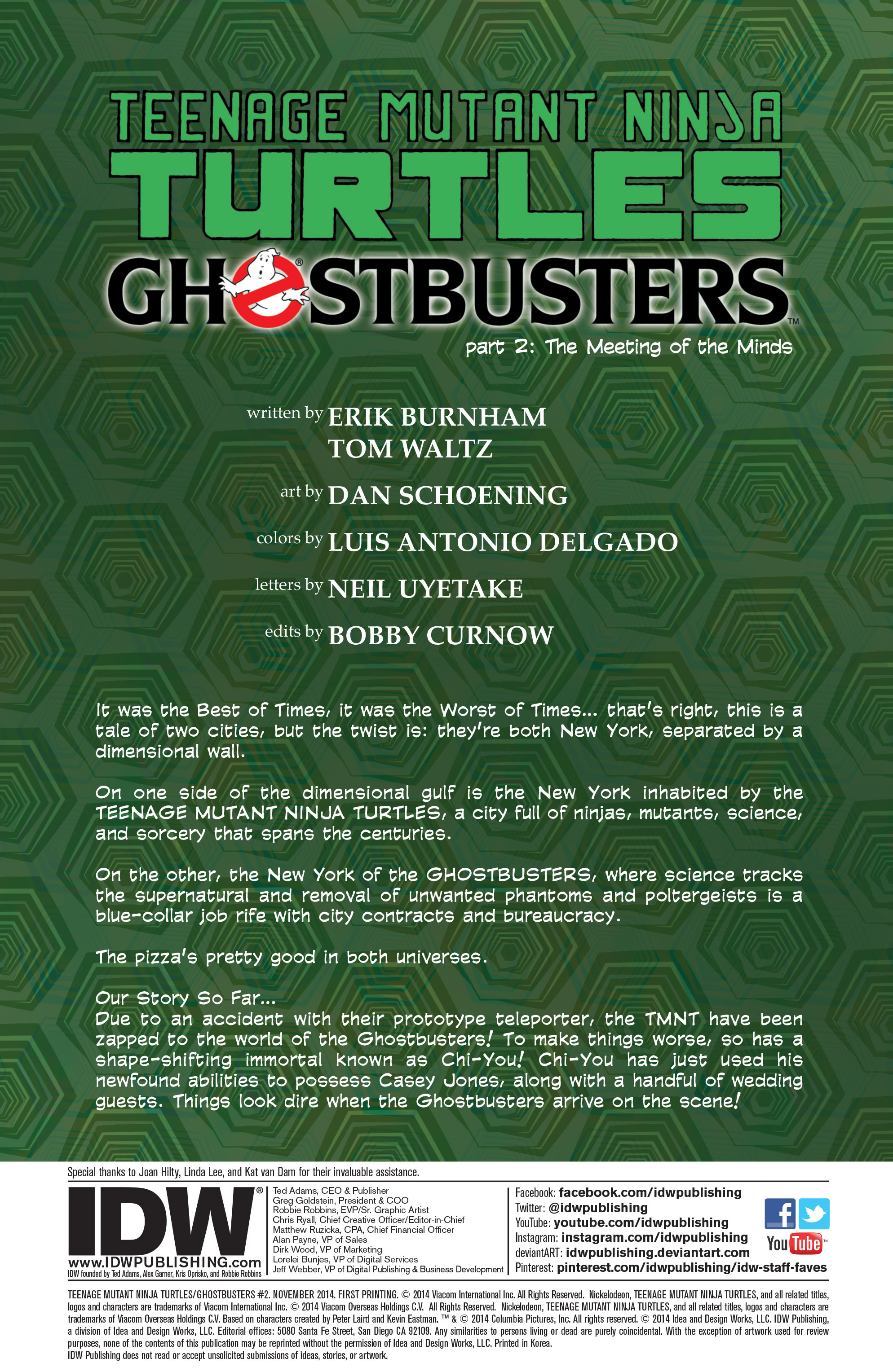 Read online Teenage Mutant Ninja Turtles/Ghostbusters comic -  Issue #2 - 3