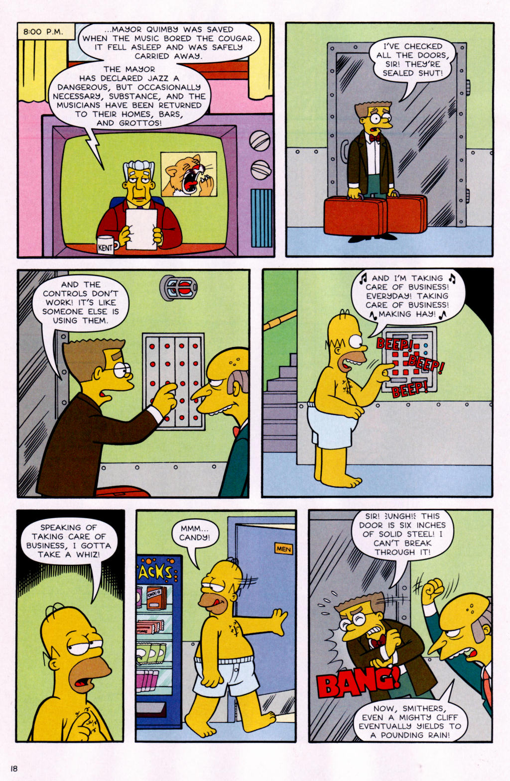 Read online Simpsons Comics comic -  Issue #128 - 16