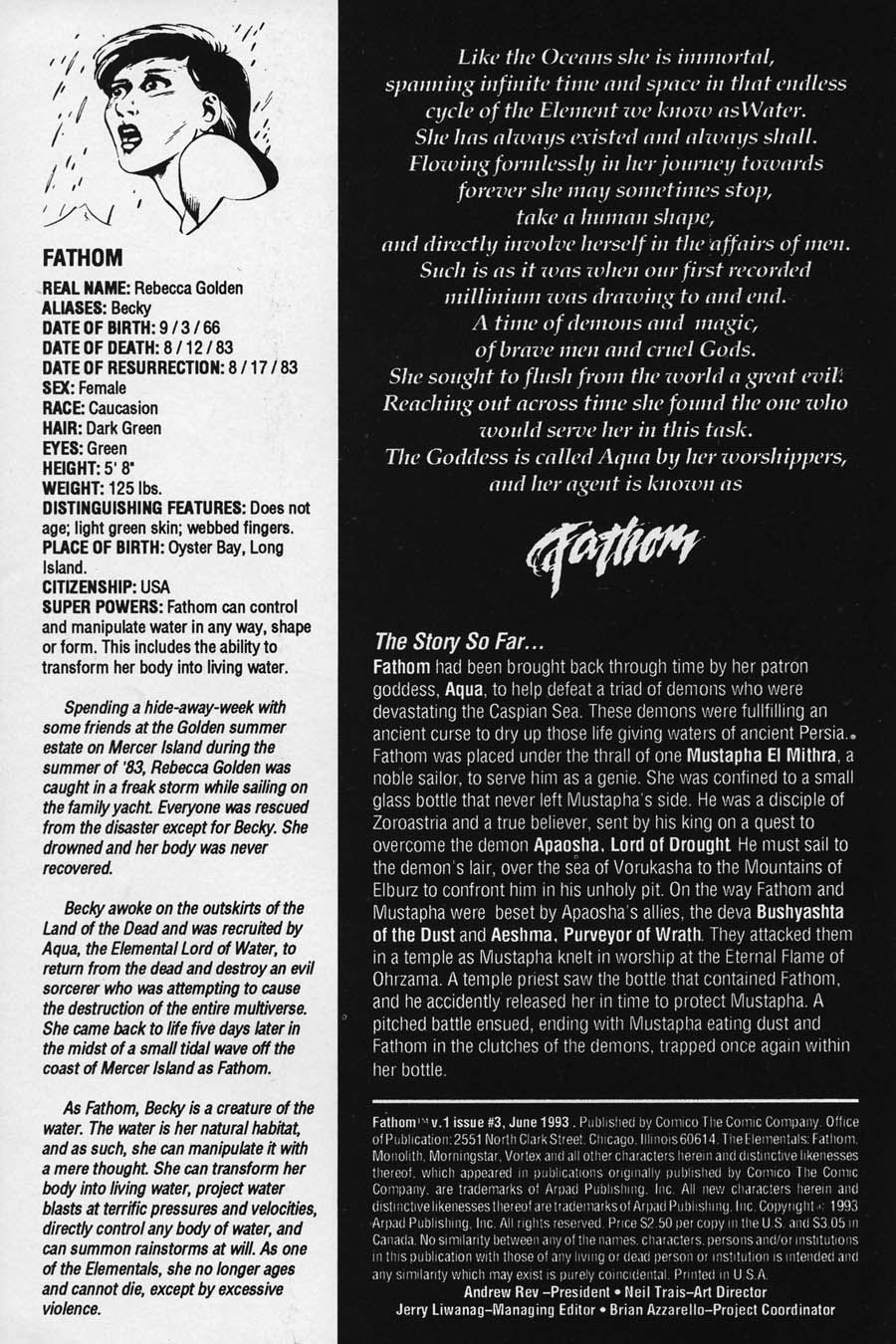 Read online Fathom (1992) comic -  Issue #3 - 3
