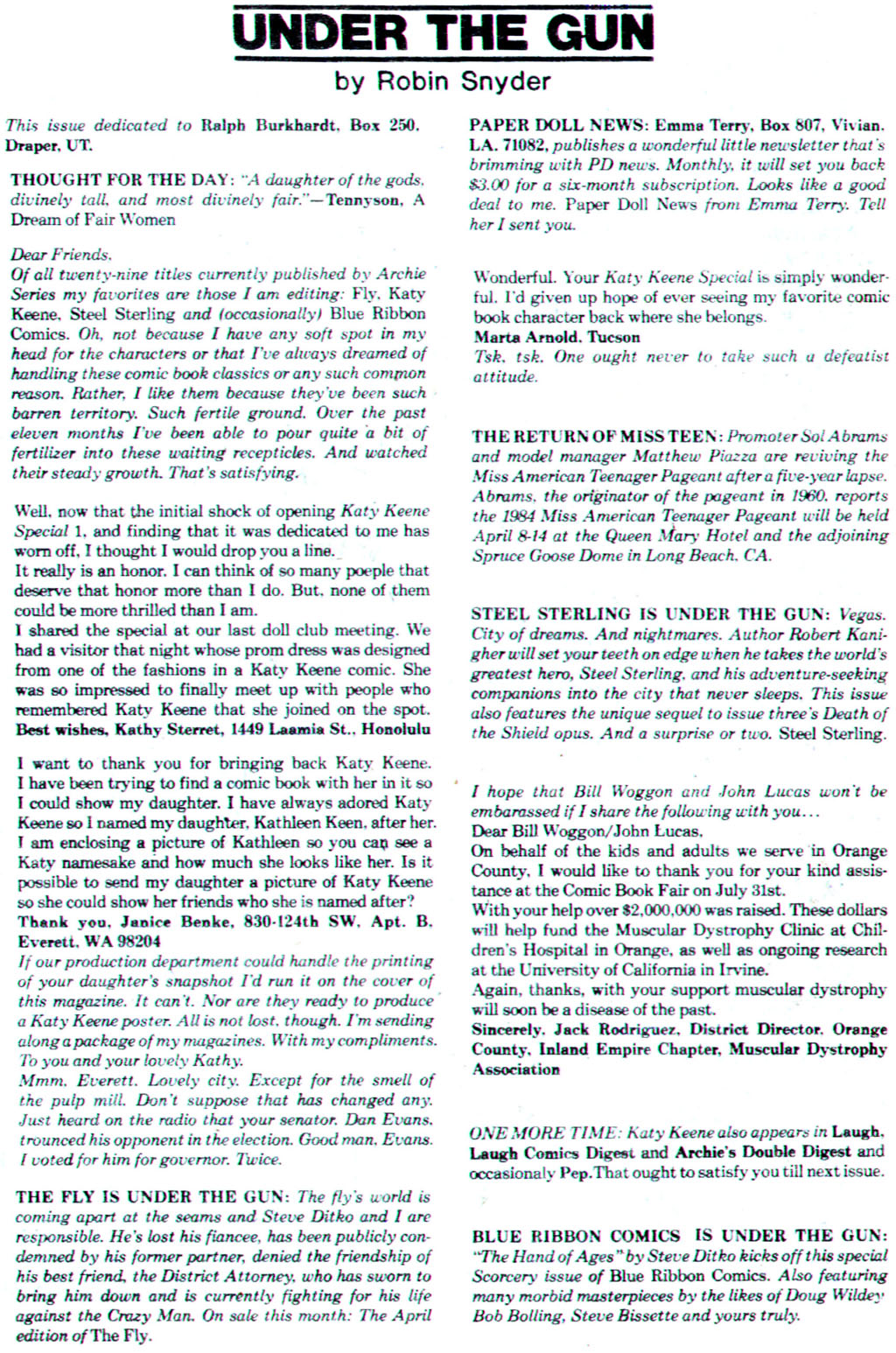 Read online Katy Keene (1983) comic -  Issue #3 - 26