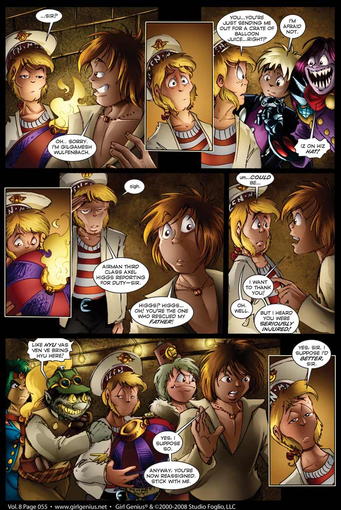 Read online Girl Genius (2002) comic -  Issue #8 - 56