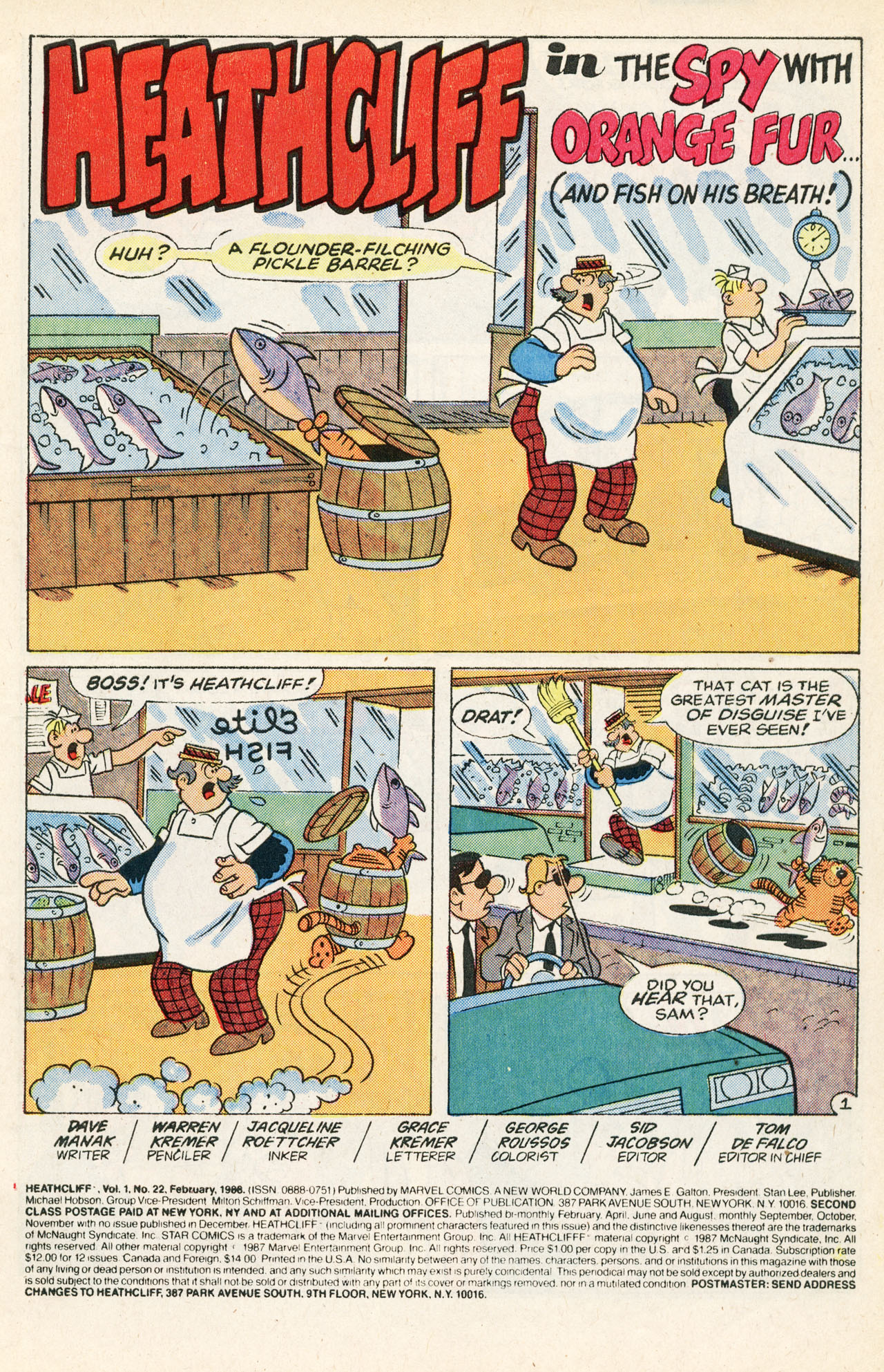 Read online Heathcliff comic -  Issue #22 - 3