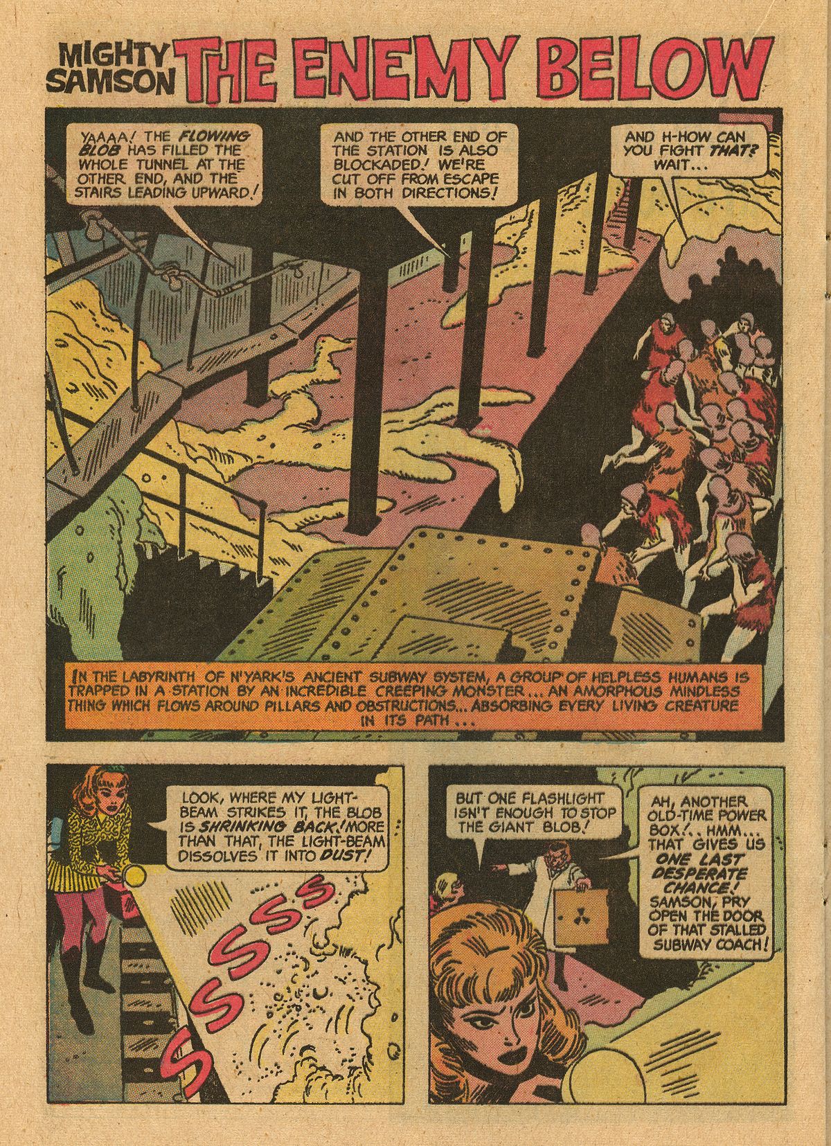 Read online Mighty Samson (1964) comic -  Issue #21 - 20