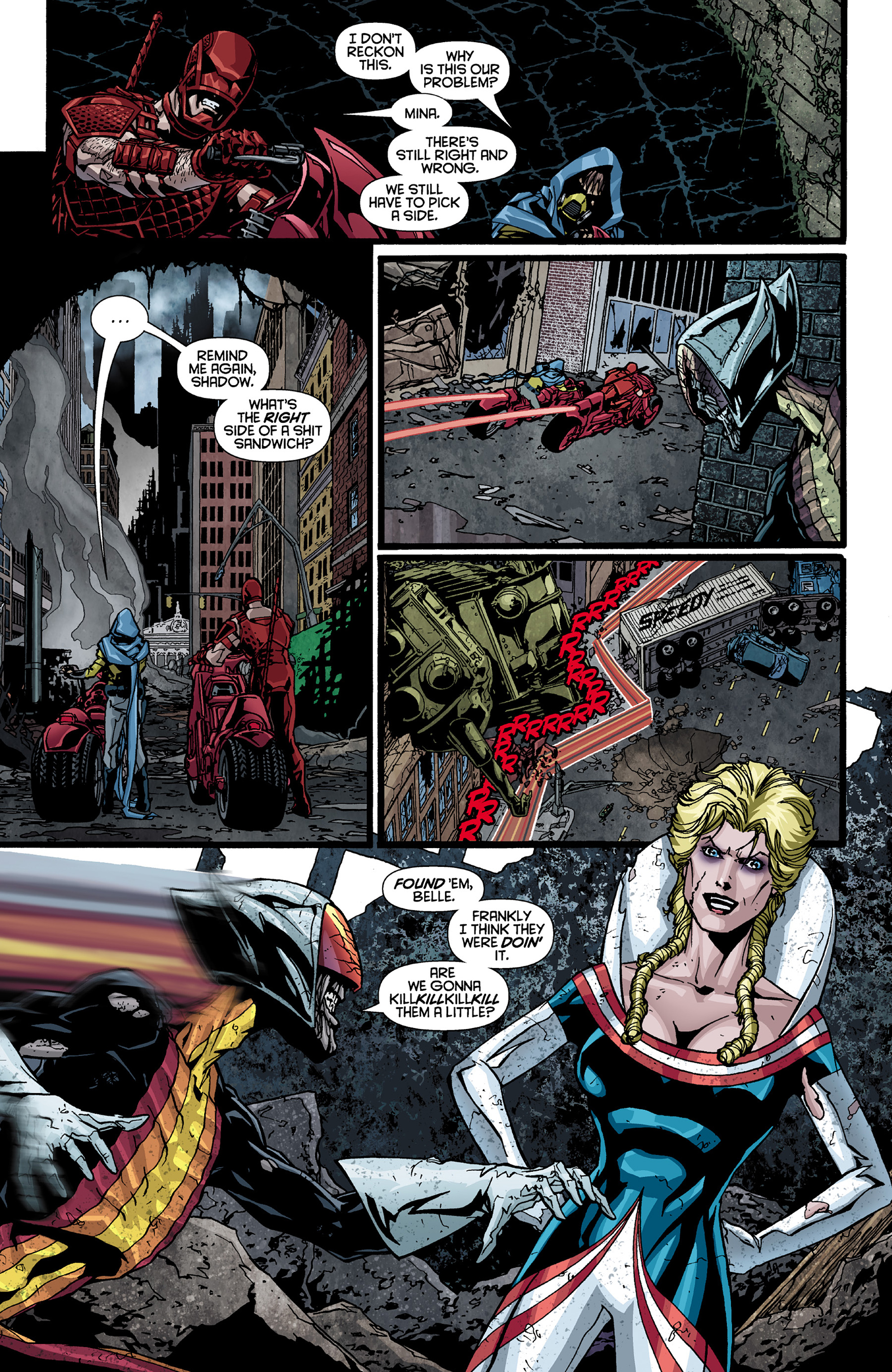 Read online Leaving Megalopolis: Surviving Megalopolis comic -  Issue #5 - 14