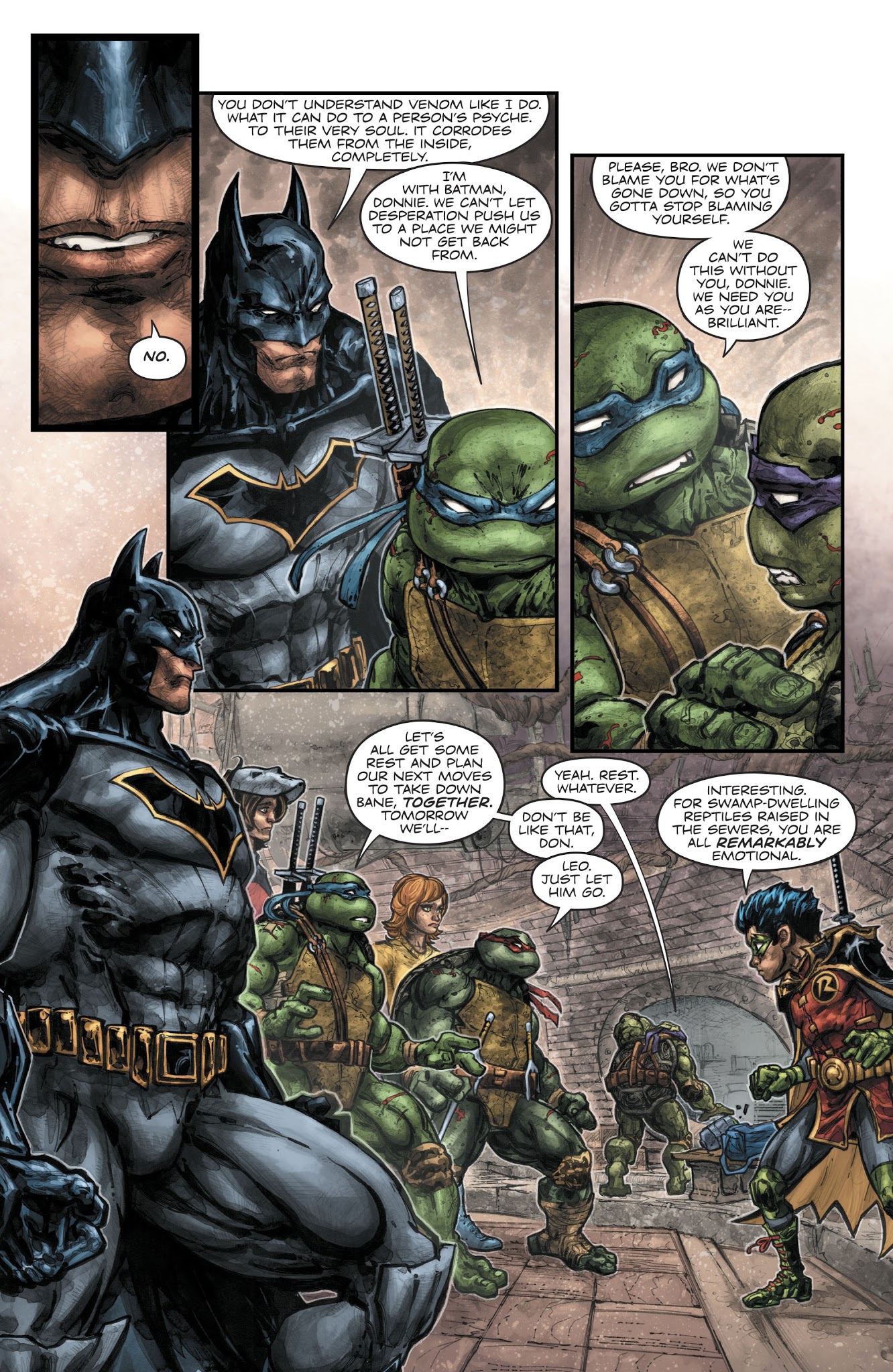 Read online Batman/Teenage Mutant Ninja Turtles II comic -  Issue #4 - 17