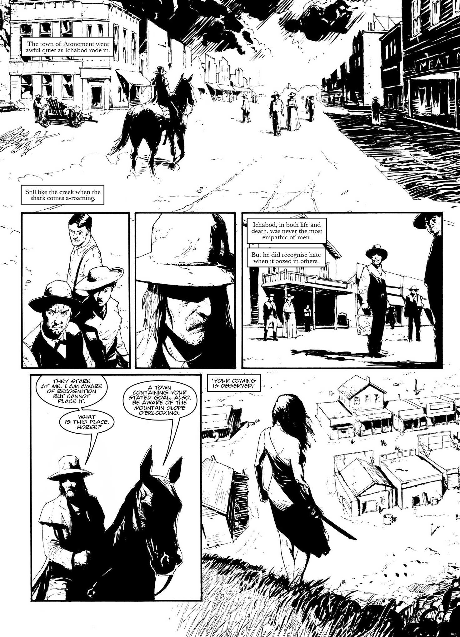 Read online The Grievous Journey of Ichabod Azrael (and the DEAD LEFT in His WAKE) comic -  Issue # TPB - 131